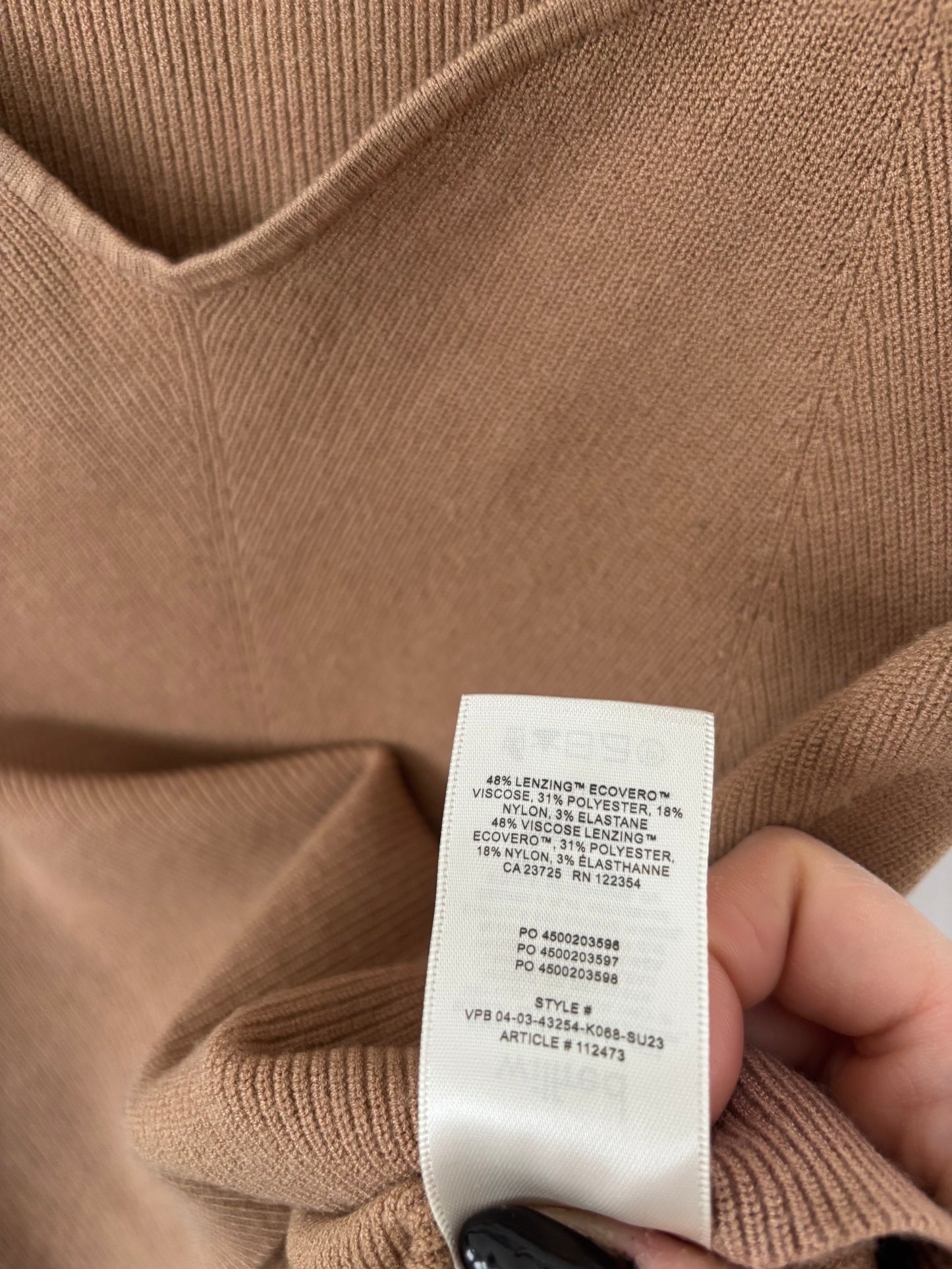 Aritzia Wilfred Tuscany Top Brown | Sz Large