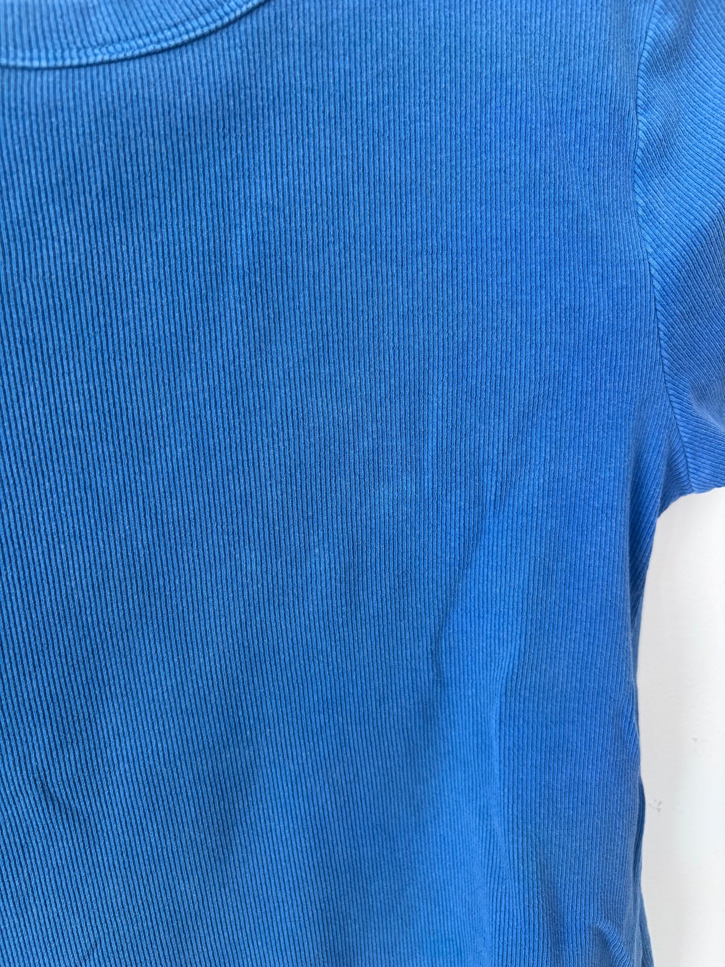 Old Navy Blue Ribbed T Shirt | Sz Medium
