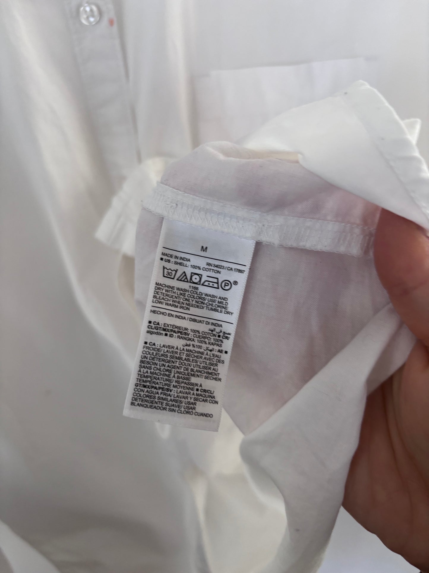 Old Navy Boyfriend Fit Cotton Button Up | Sz Medium