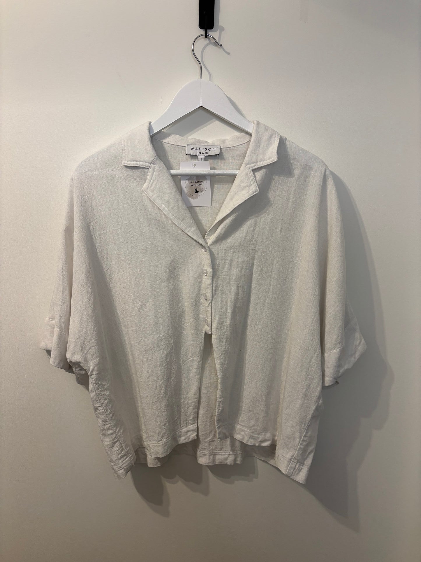 Madison the Label Linen Blend Top | Small