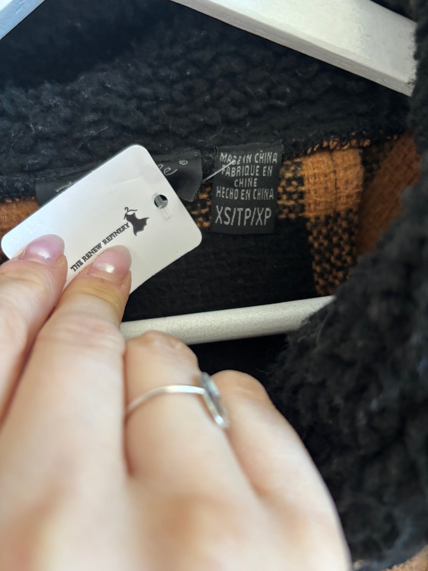 RD Style Hooded Plaid Jacket | XS (fits like medium) (O76LP)