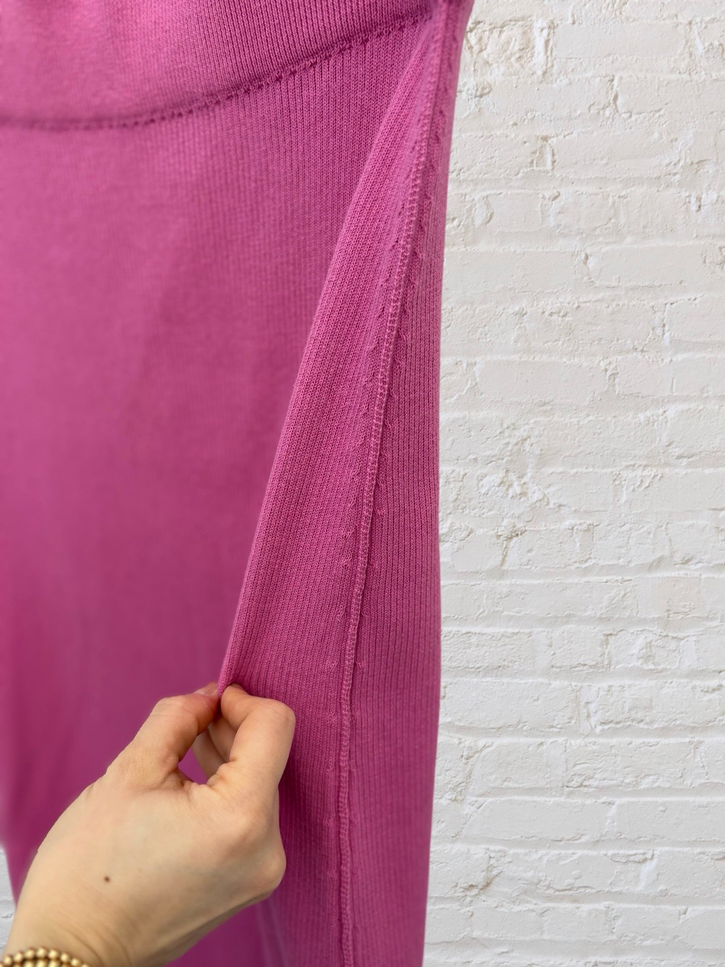 Wishlist Pink Ribbed Maxi Skirt | Large (could also fit medium)