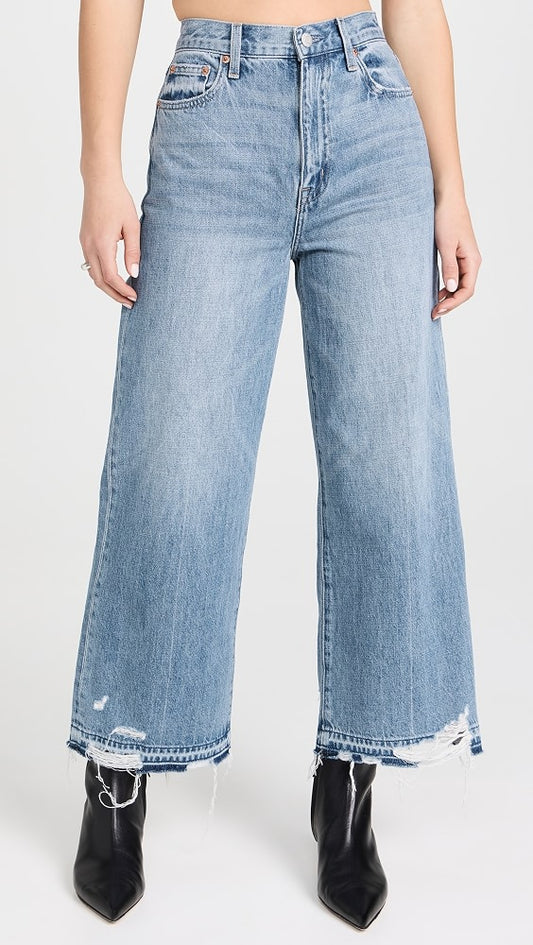 Pistola Loretta Wide Leg 27" Jeans | Sz 28 (or 27/28)