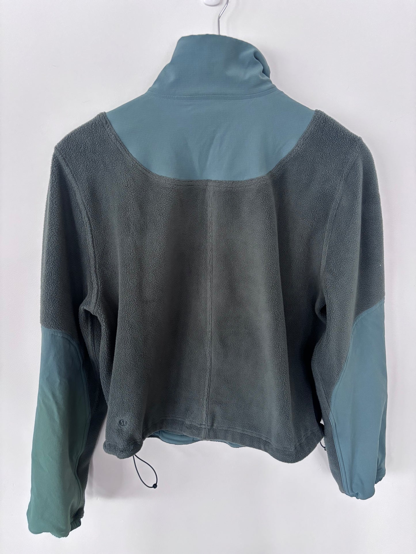 Lululemon Fleece + Ripstop Hiking Pullover Dark Forest | Sz Small