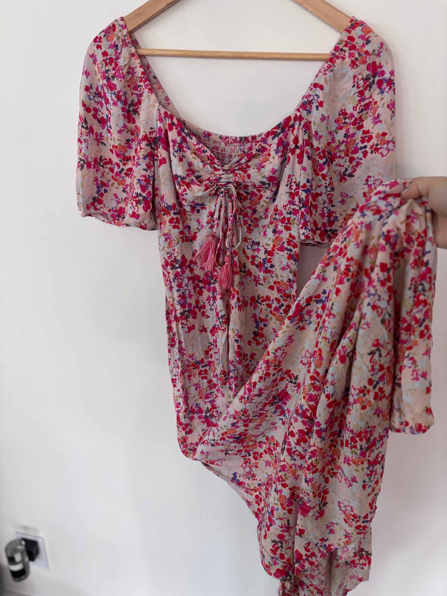 Icone Floral Smocked Maxi Dress | Sz Small