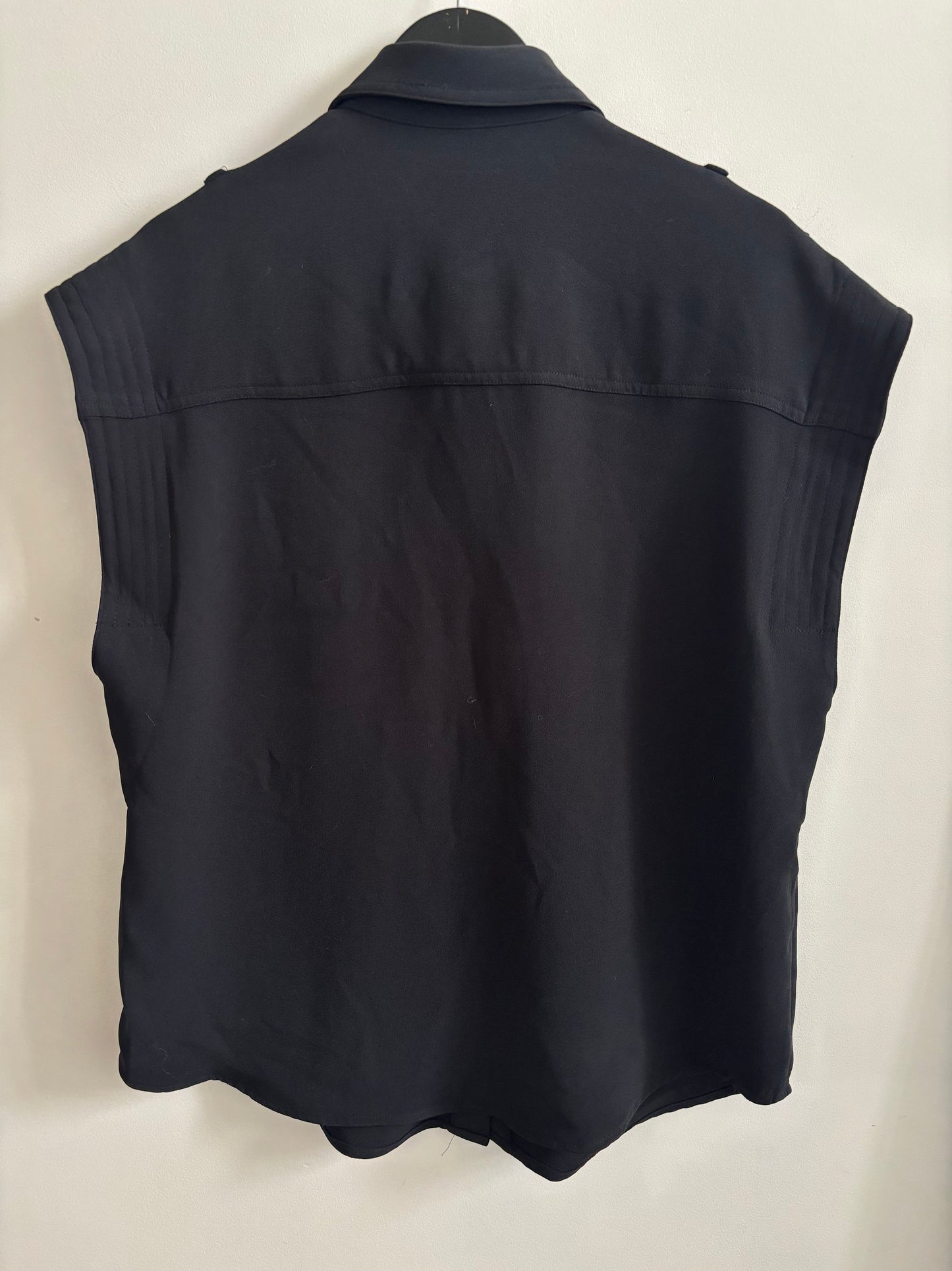 Yaya Sleeveless Shirt Jacket | 34 (small, fit is oversized)
