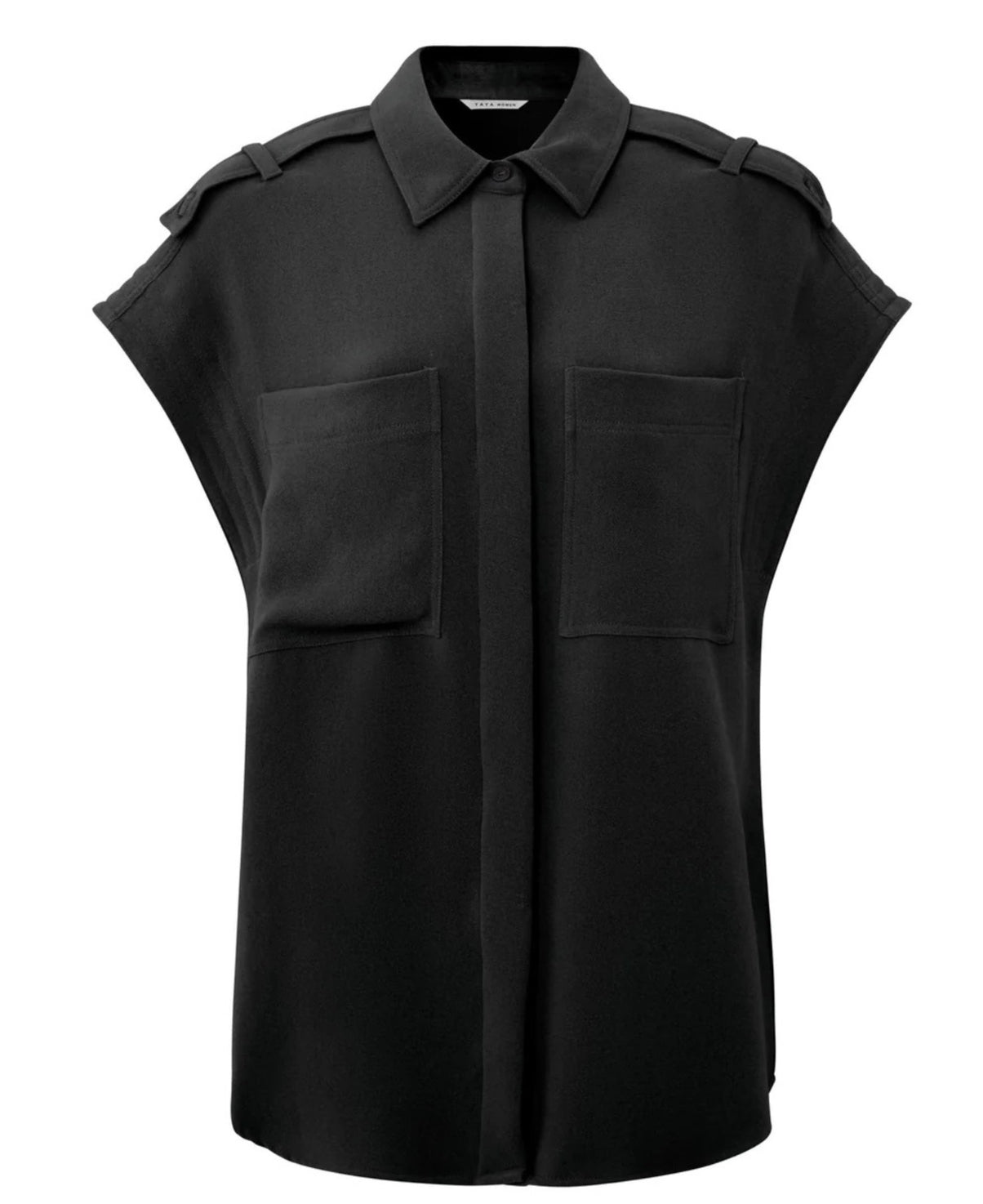 Yaya Sleeveless Shirt Jacket | 34 (small, fit is oversized)