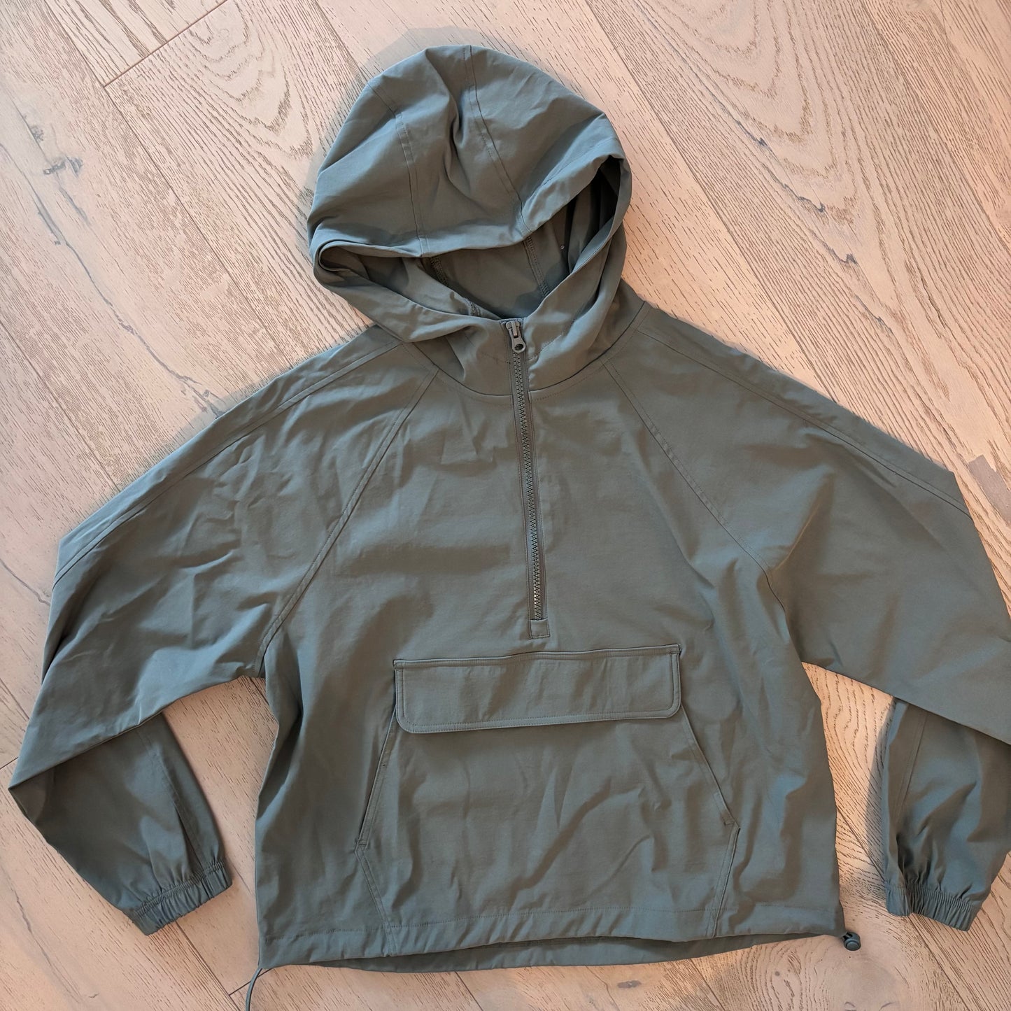 90Degrees Wild Wood 1/2 Zip Hooded Jacket | Sz Small