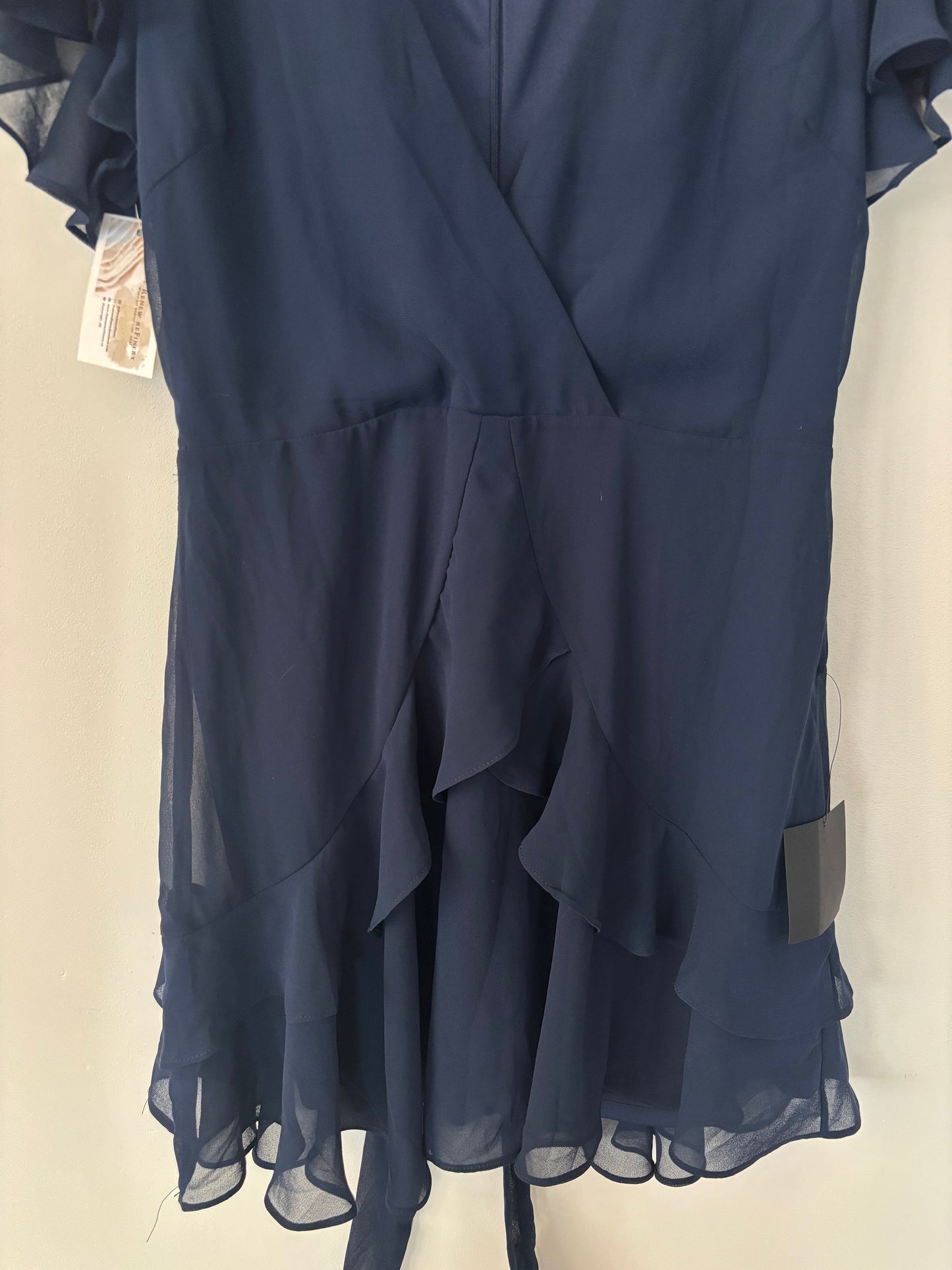 *Lulus NWT Navy Sweet Like You Ruffled Mini Dress | Medium