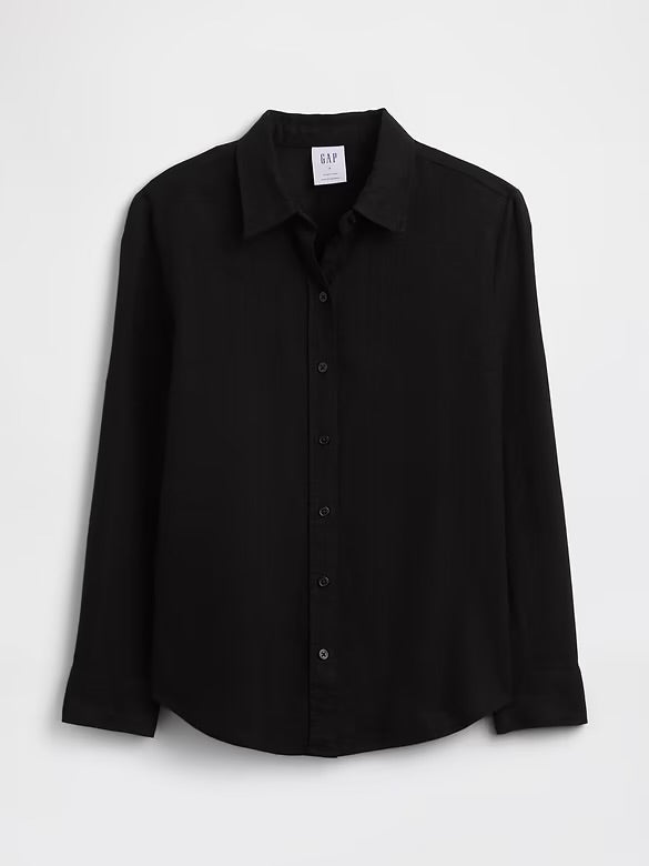 Gap Linen Blend The Easy Shirt | Sz Small