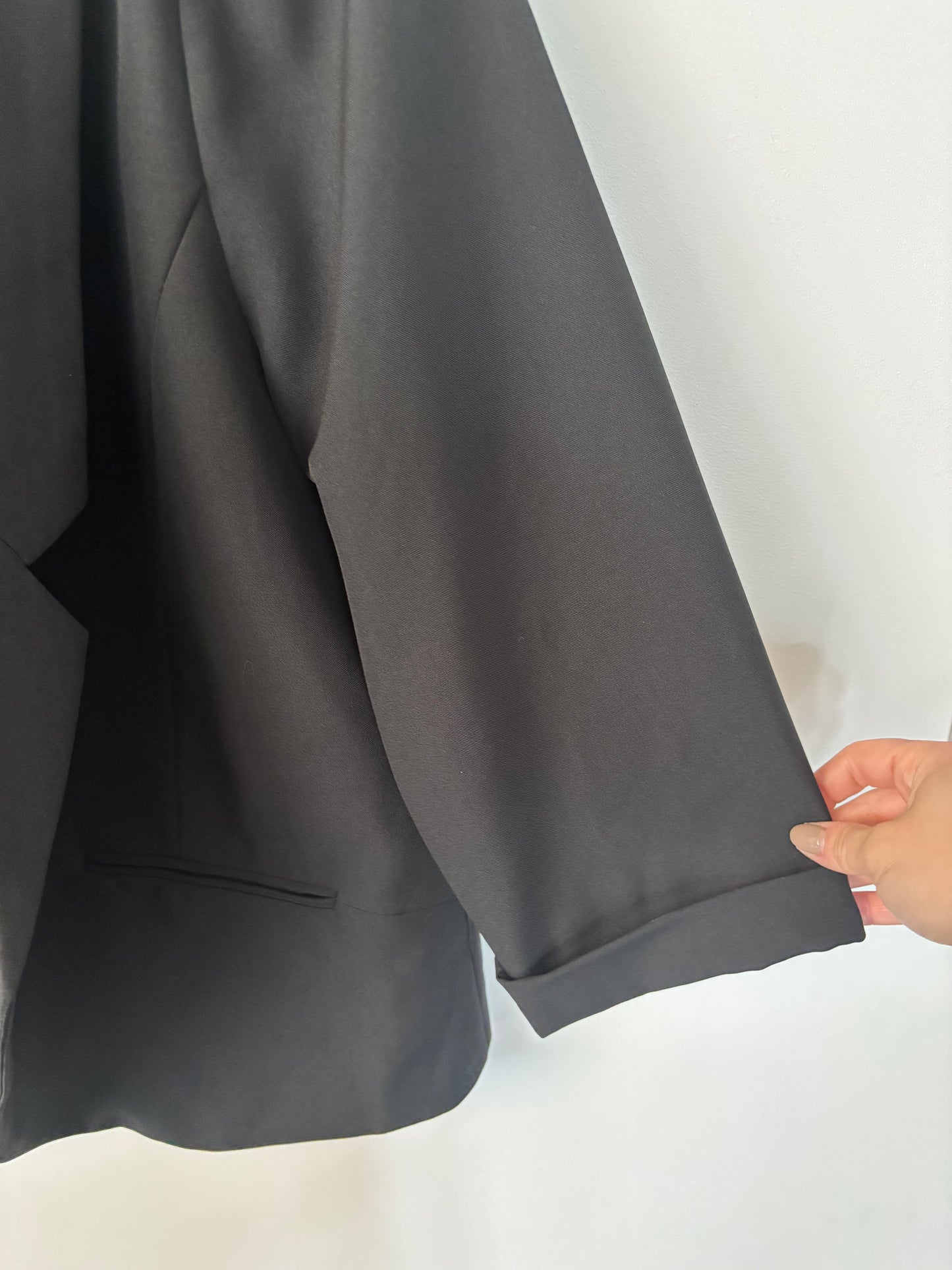 Molly Bracken Black Open Blazer | Sz M/L