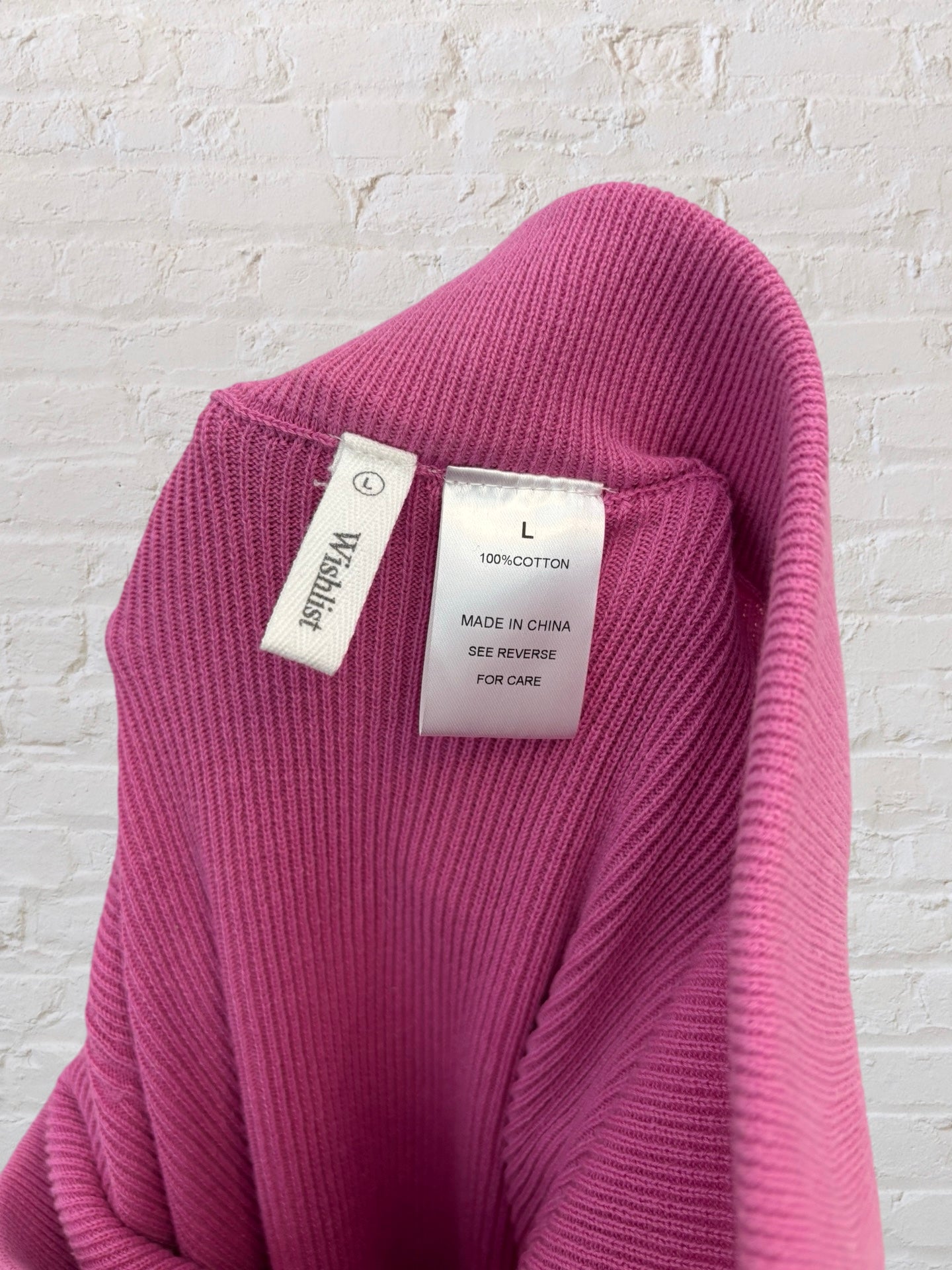 Wishlist Pink Ribbed Maxi Skirt | Large (could also fit medium)