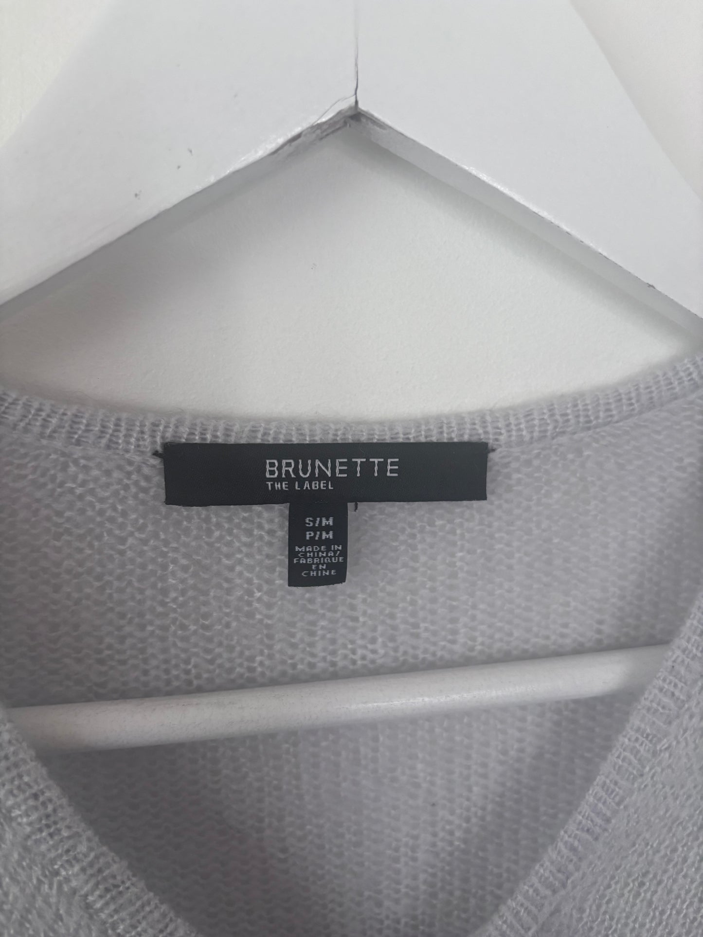 Brunette the Label Tie Up Sweater | Sz S/M