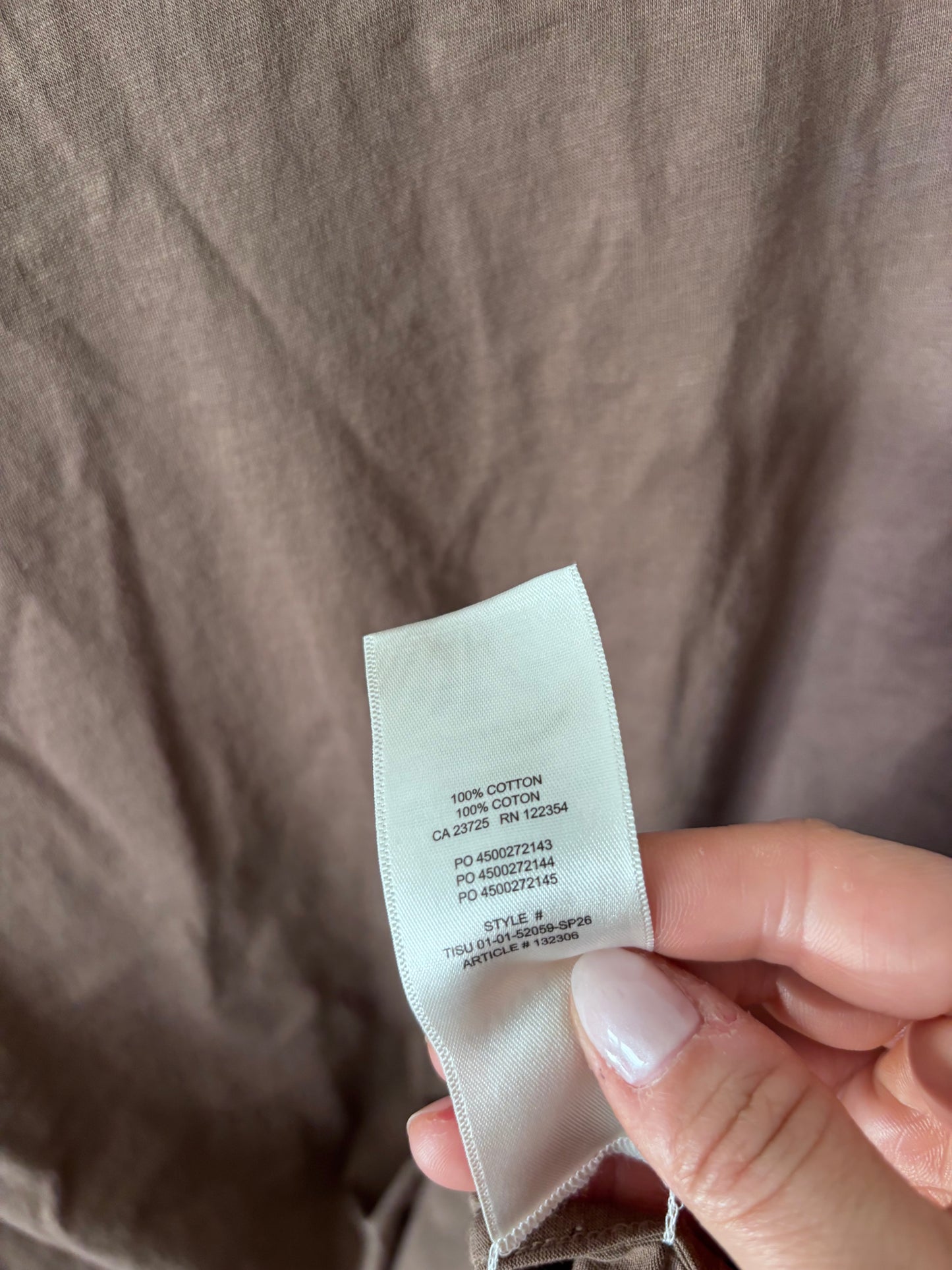 Babaton Oversized Cotton T shirt | Sz Small (fits like Sz Large)