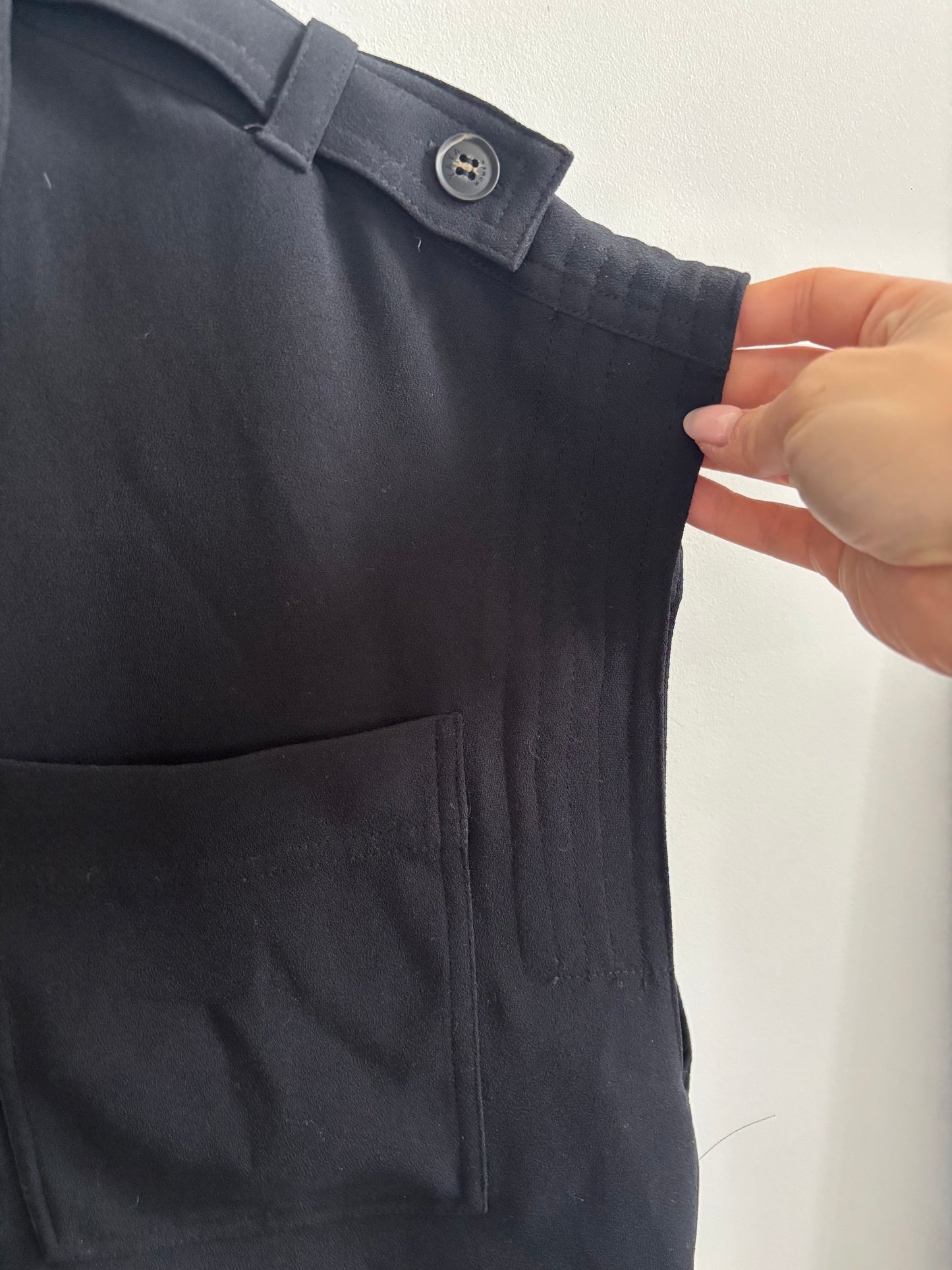 Yaya Sleeveless Shirt Jacket | 34 (small, fit is oversized)