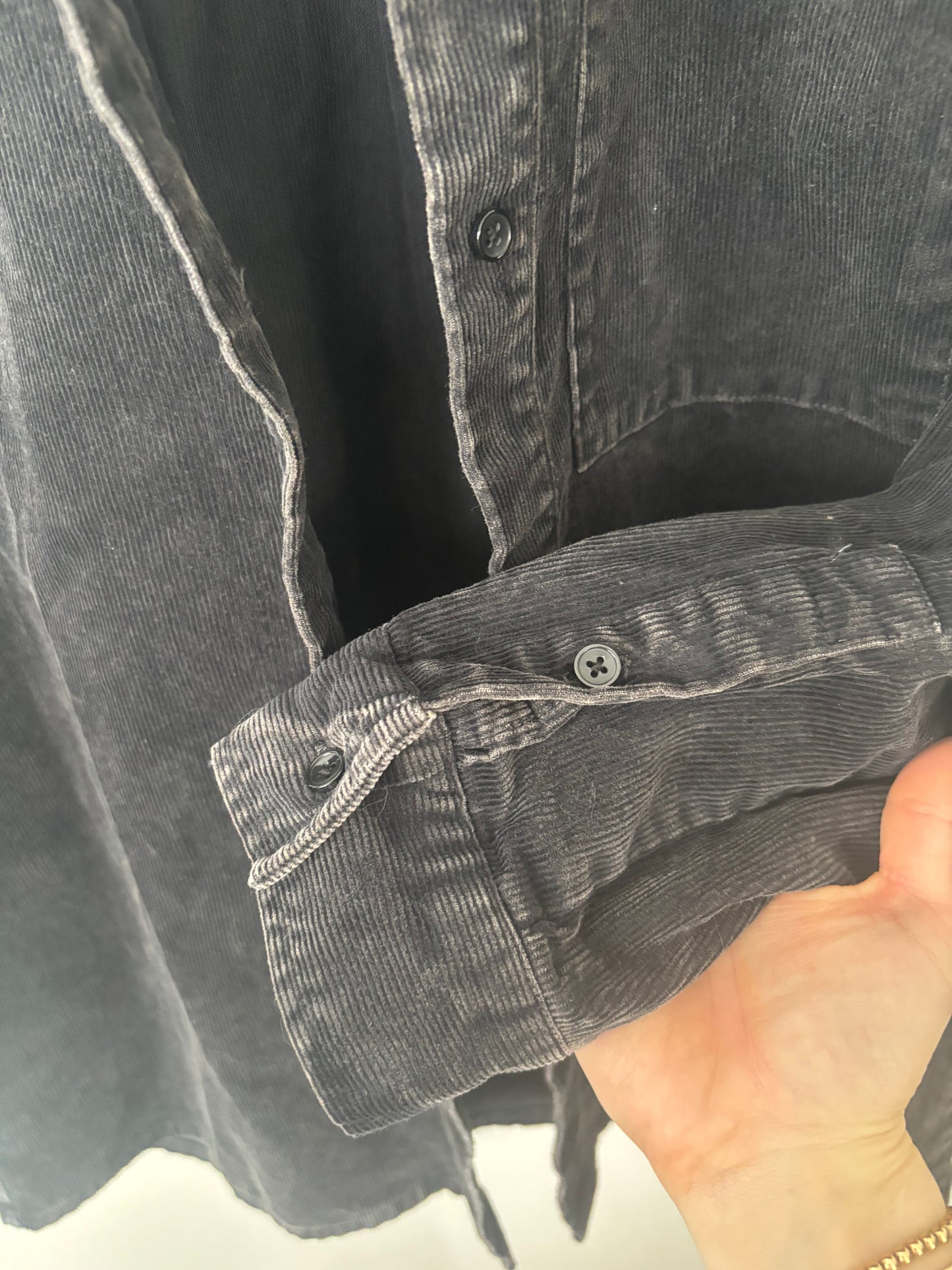 Minimum Dark Grey Layne Shirt | Sz Small Oversized