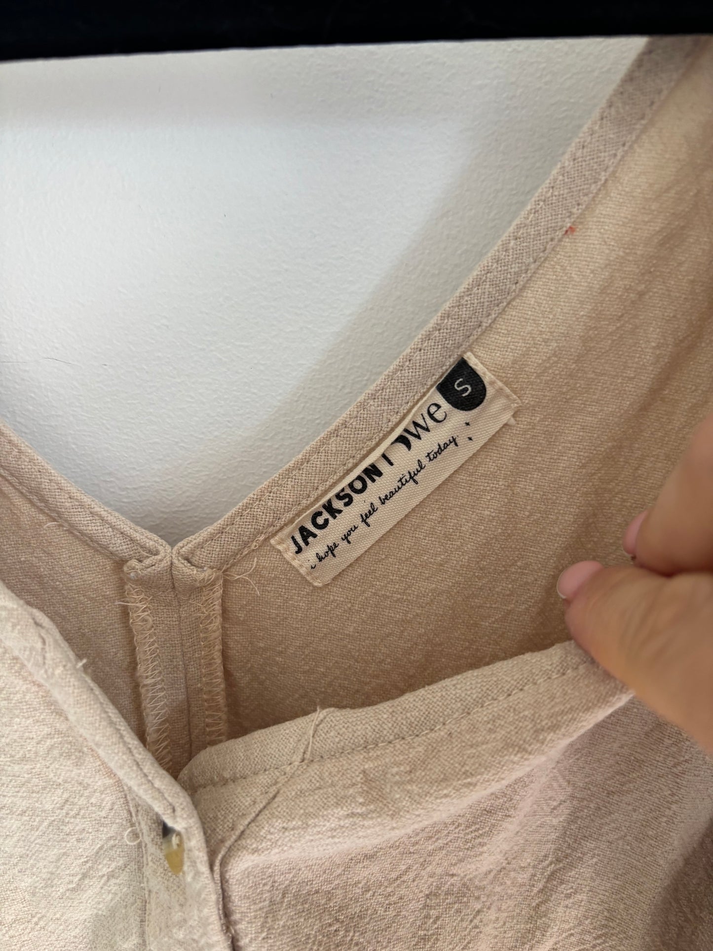 Jackson Rowe Linen Spirit Romper | Small (may fit a medium)