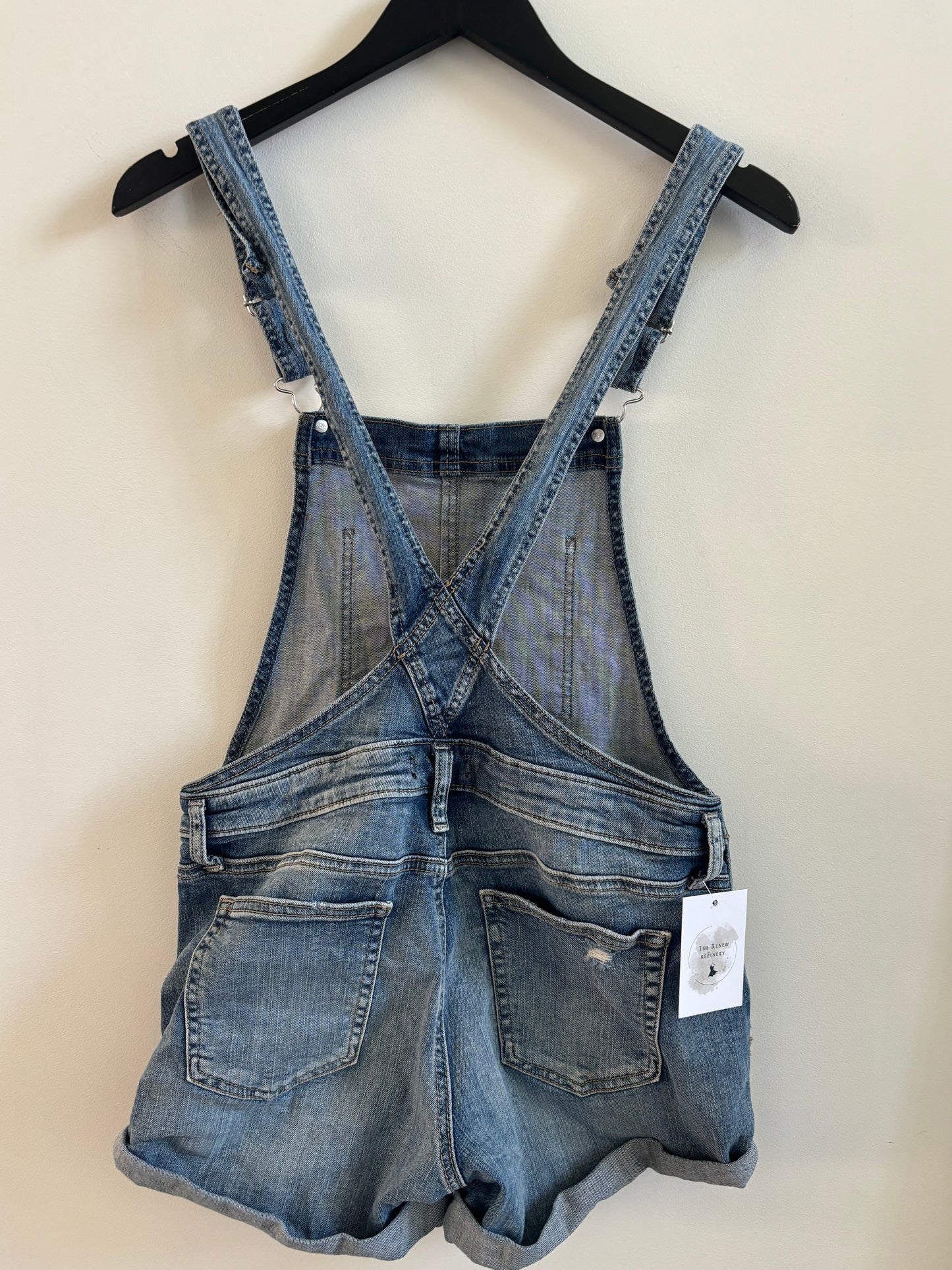 Silver Denim Shortalls | 27
