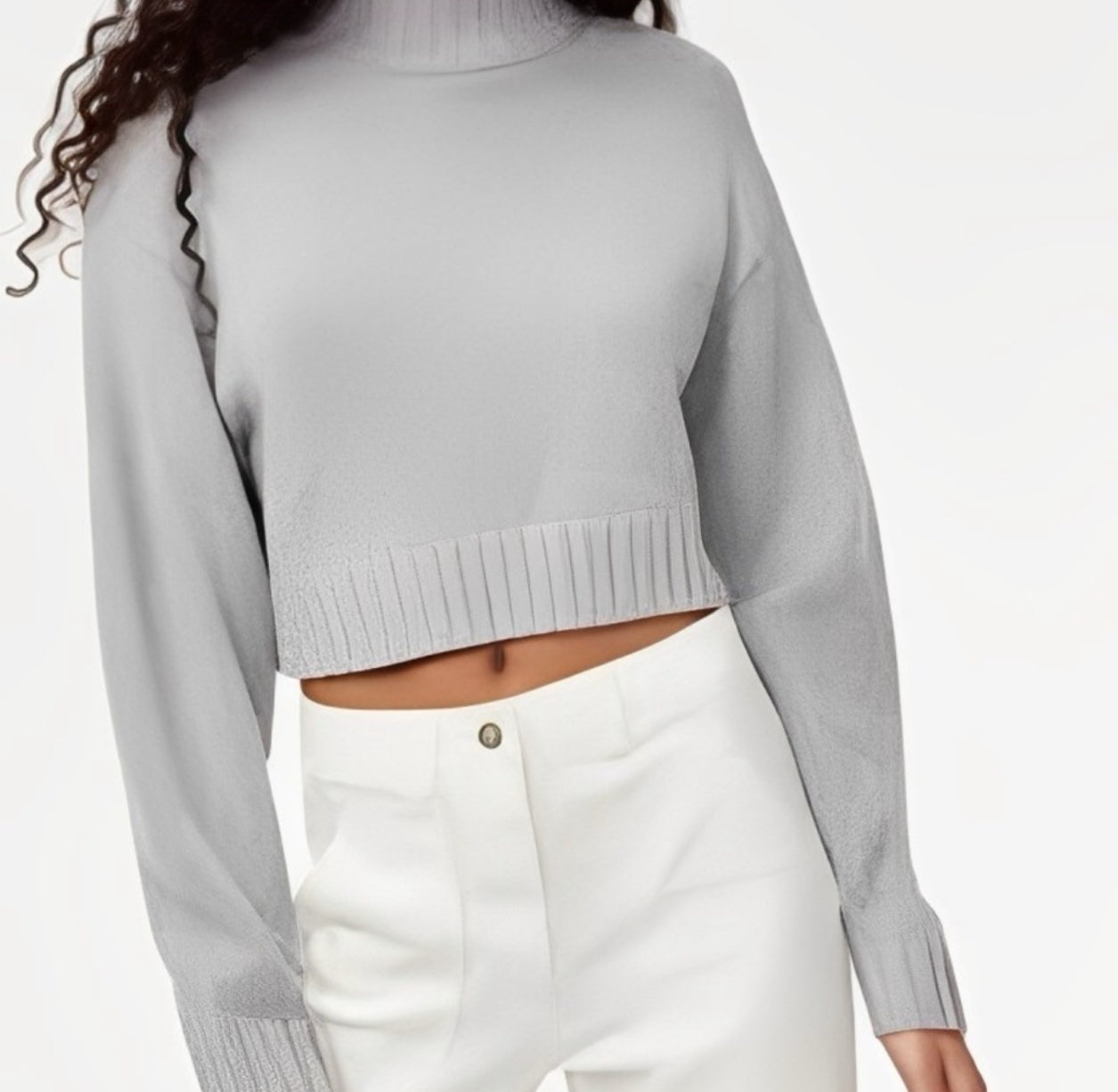 Wilfred/Aritzia Cropped Wool Turtleneck Sweater | XS (would fit sz small)