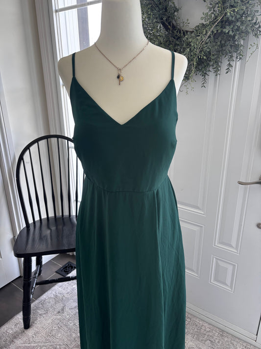 Birdy Grey Emerald Green Dress (Adelle Dress, Retired) | Sz Large