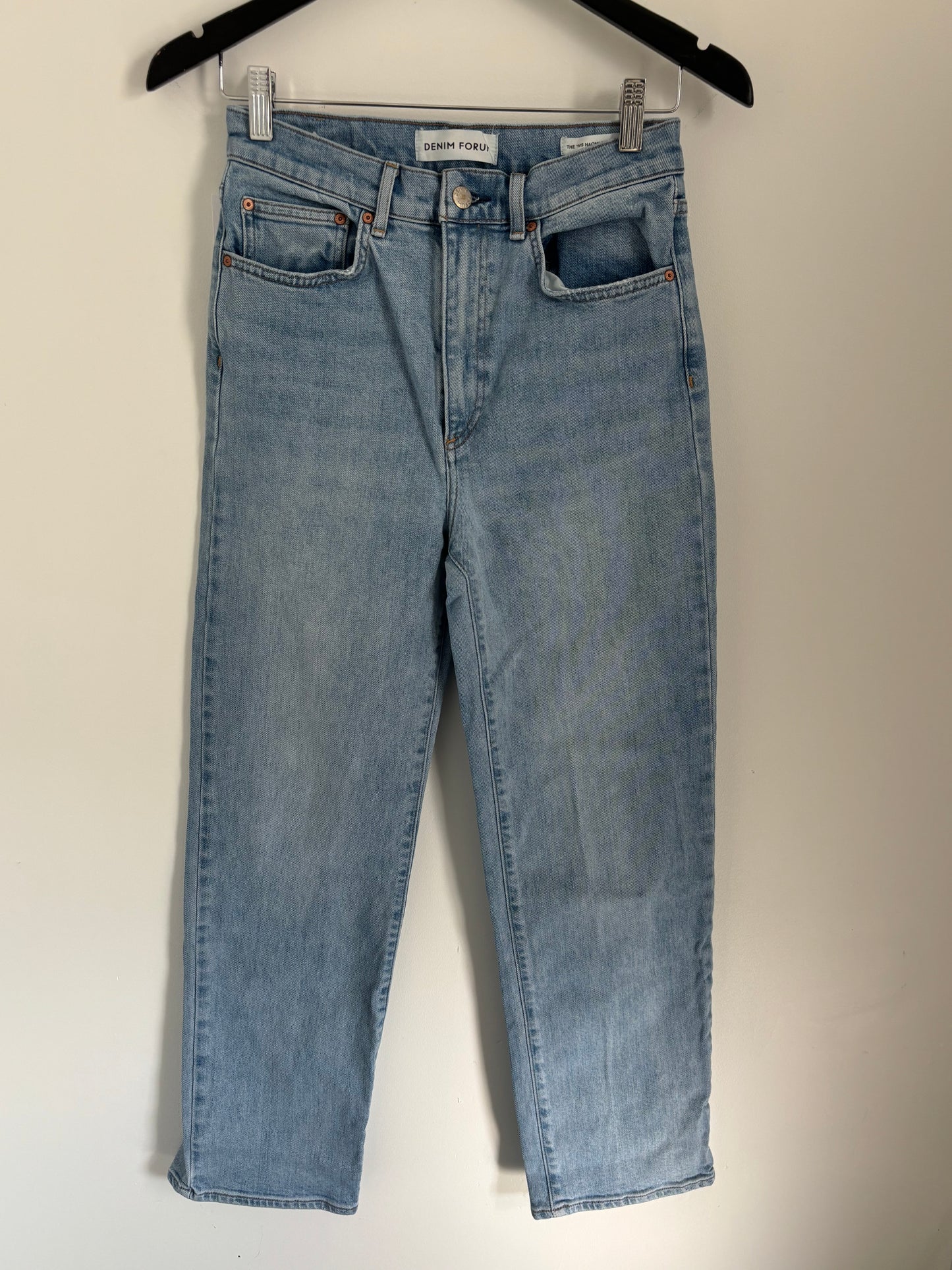 Denim Forum 90s High Rise Stovepipe Denim | 28 (may run small)