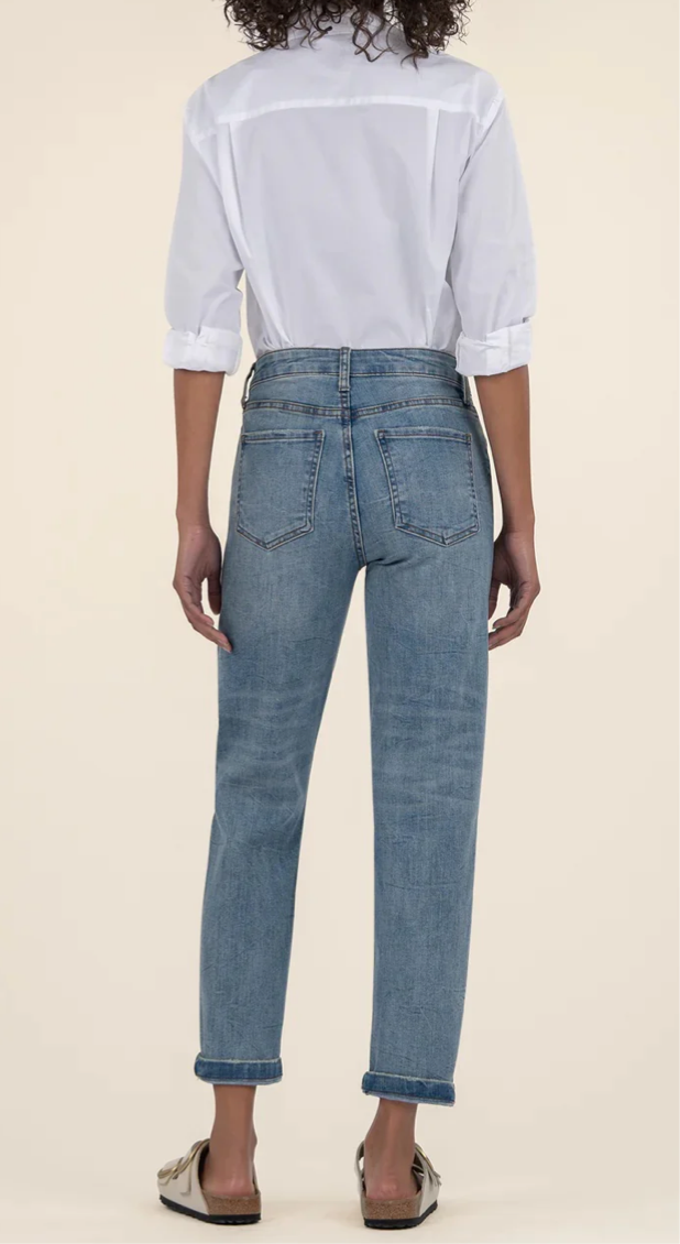 KUT Baggy Boyfriend Jeans | 0 (fits big like size 2-4, flaw)