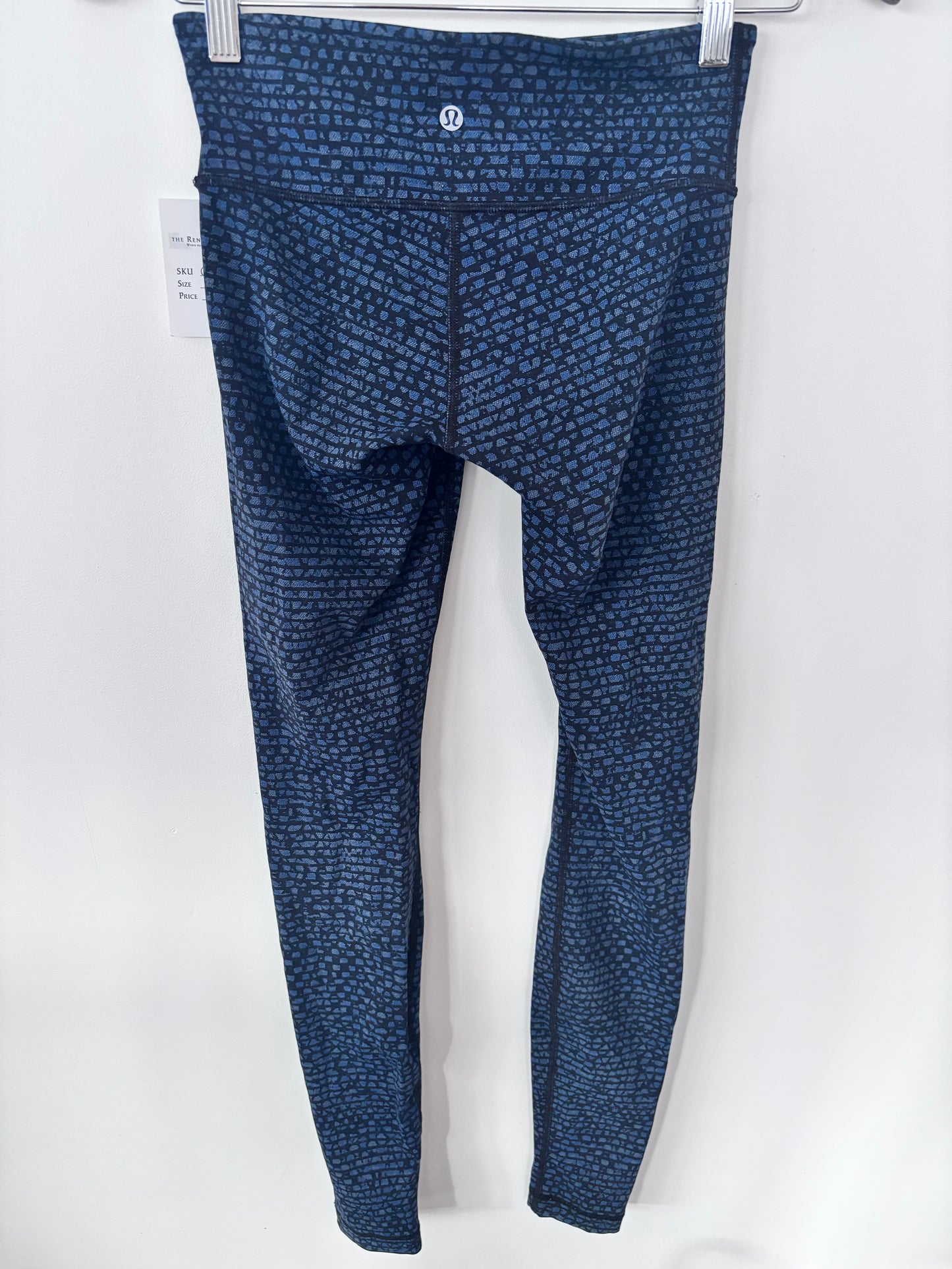Lululemon Wunder Under Pant/Leggings in Shatter Weave Teal | Sz 4