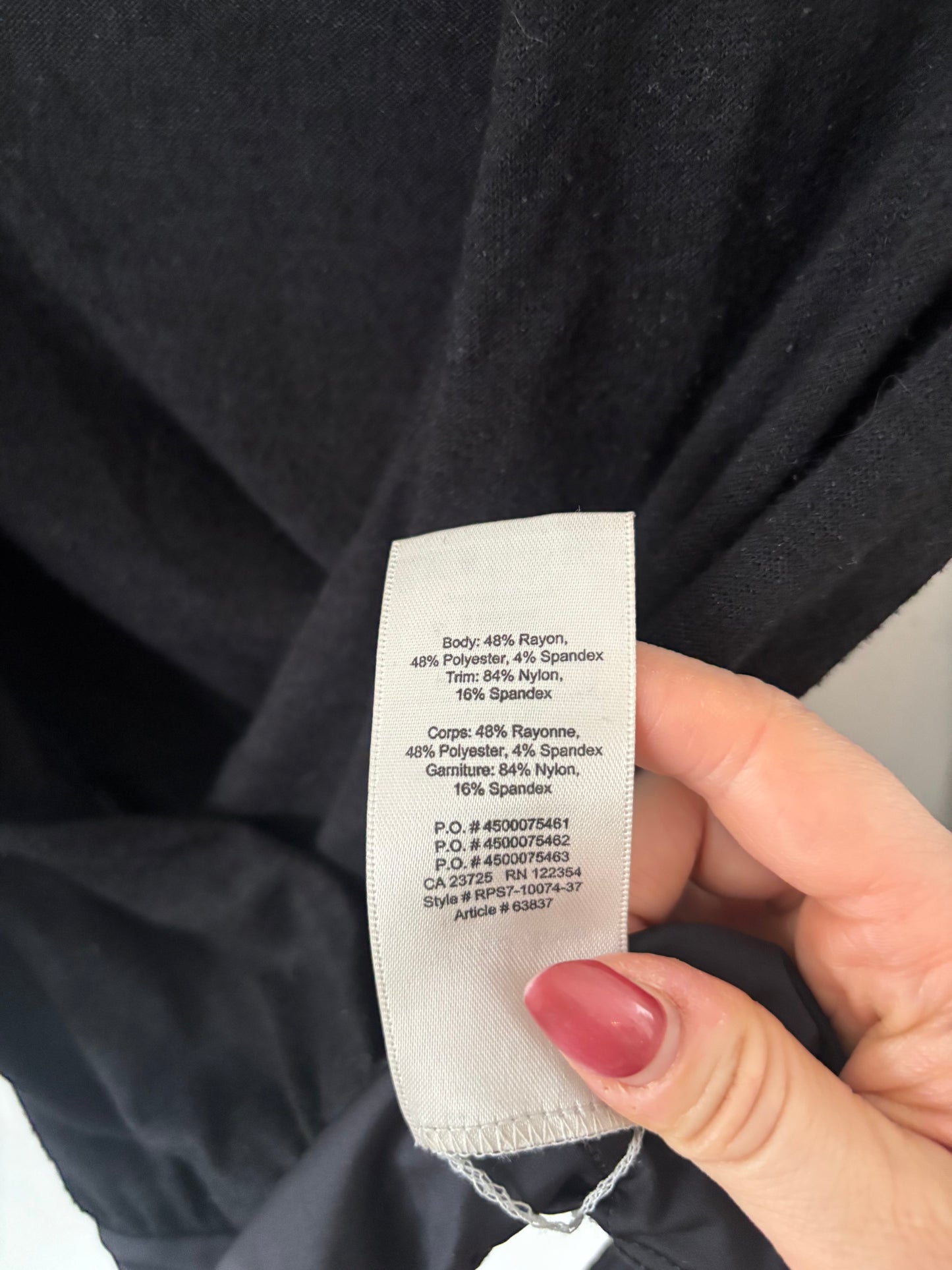 Wilfred Reposa V-Neck Long sleeve Bodysuit | Sz XXS (fits generous)(J64AB1)