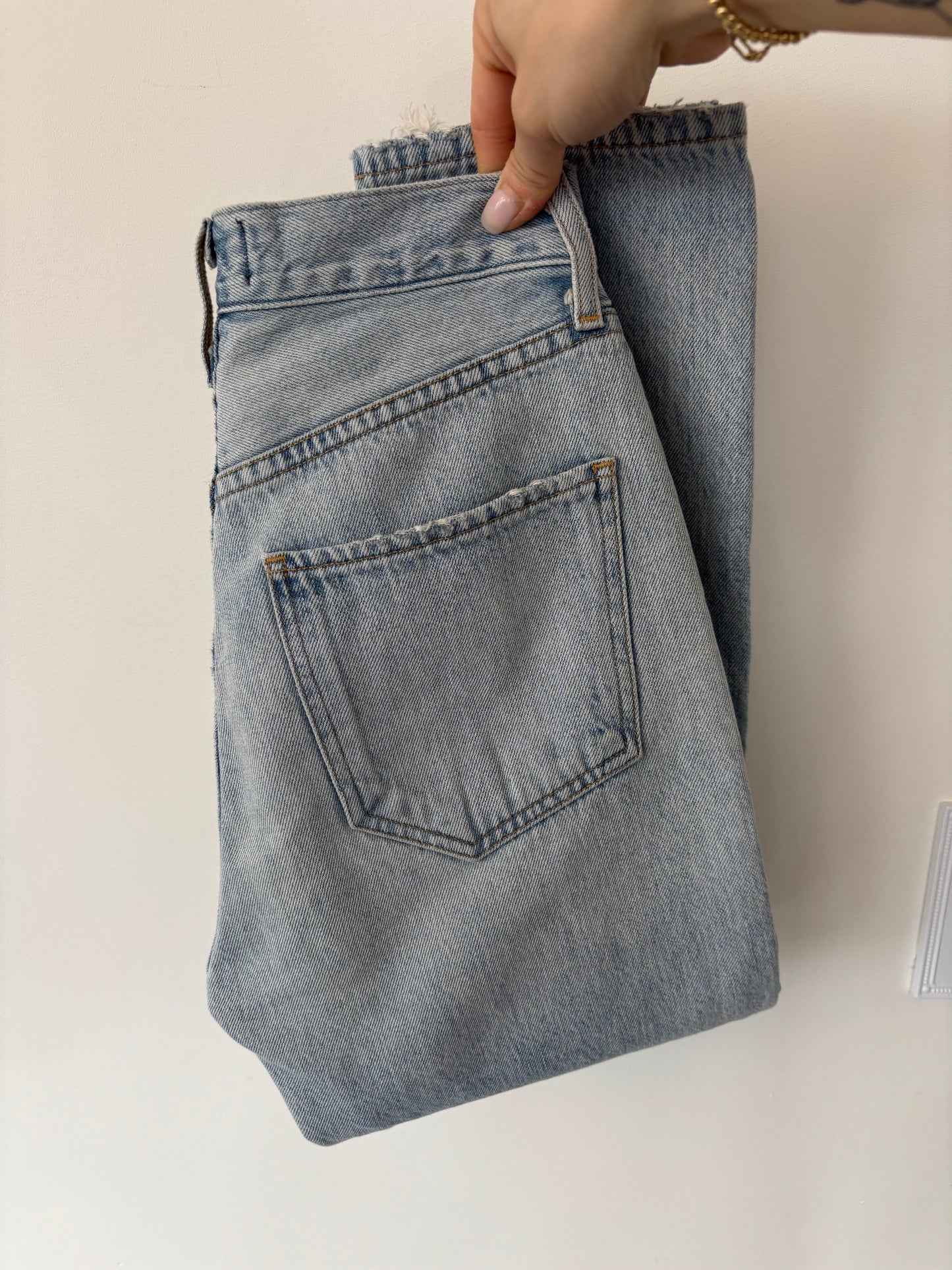 *AGOLDE Riley Crop Denim | 23