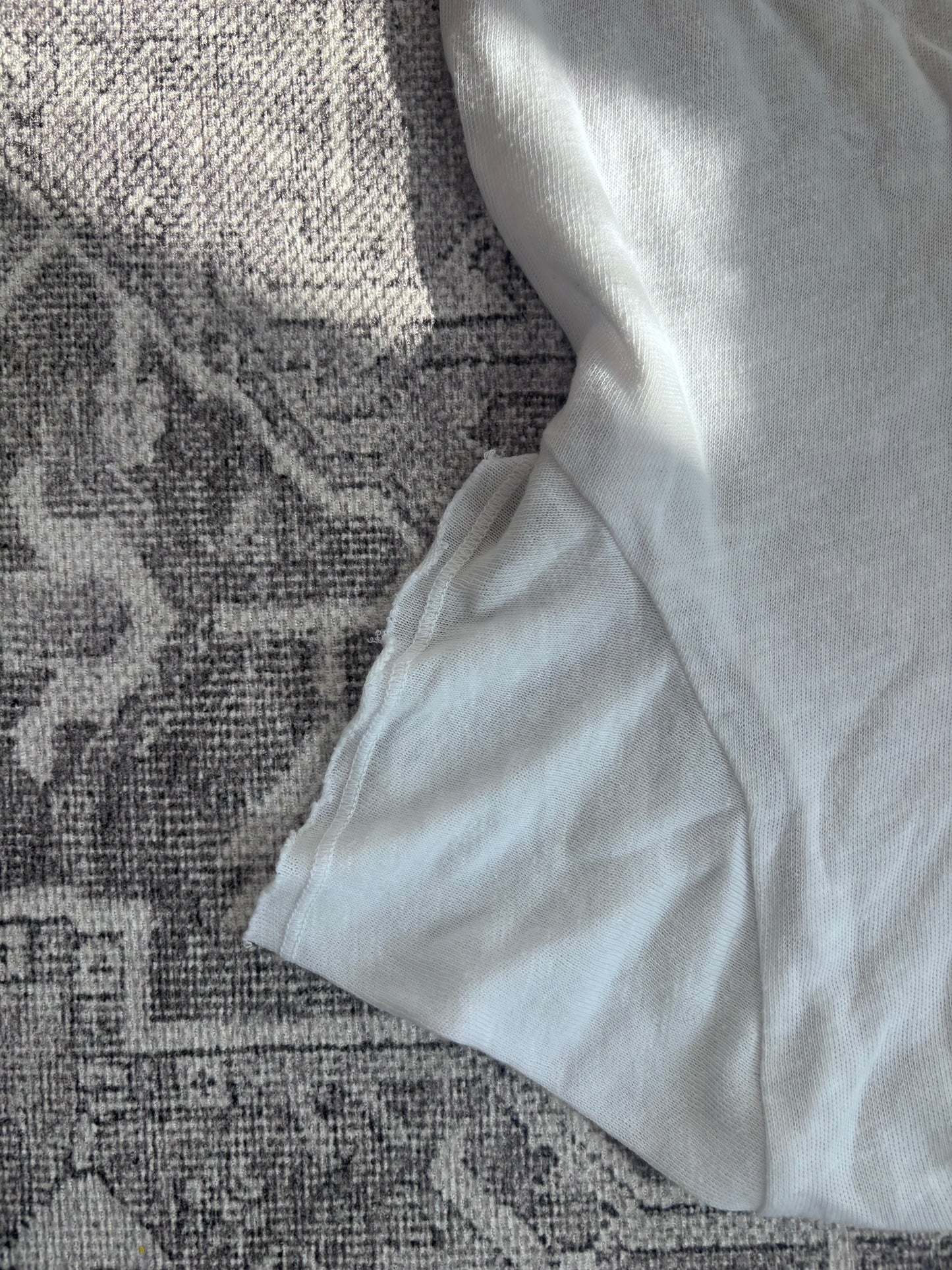Project Social T White V-neck Shirt | Sz Medium