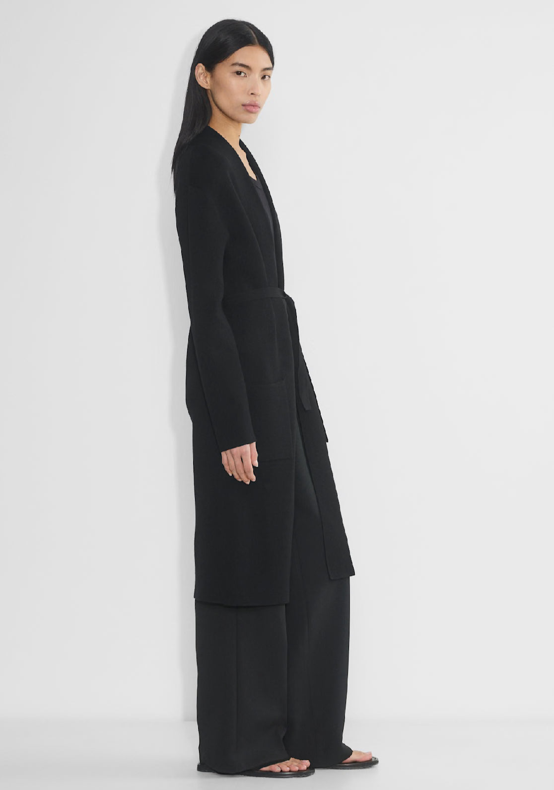 Wilfred/Wilfred Belted Ty Cardigan Duster | XS (note flaw)