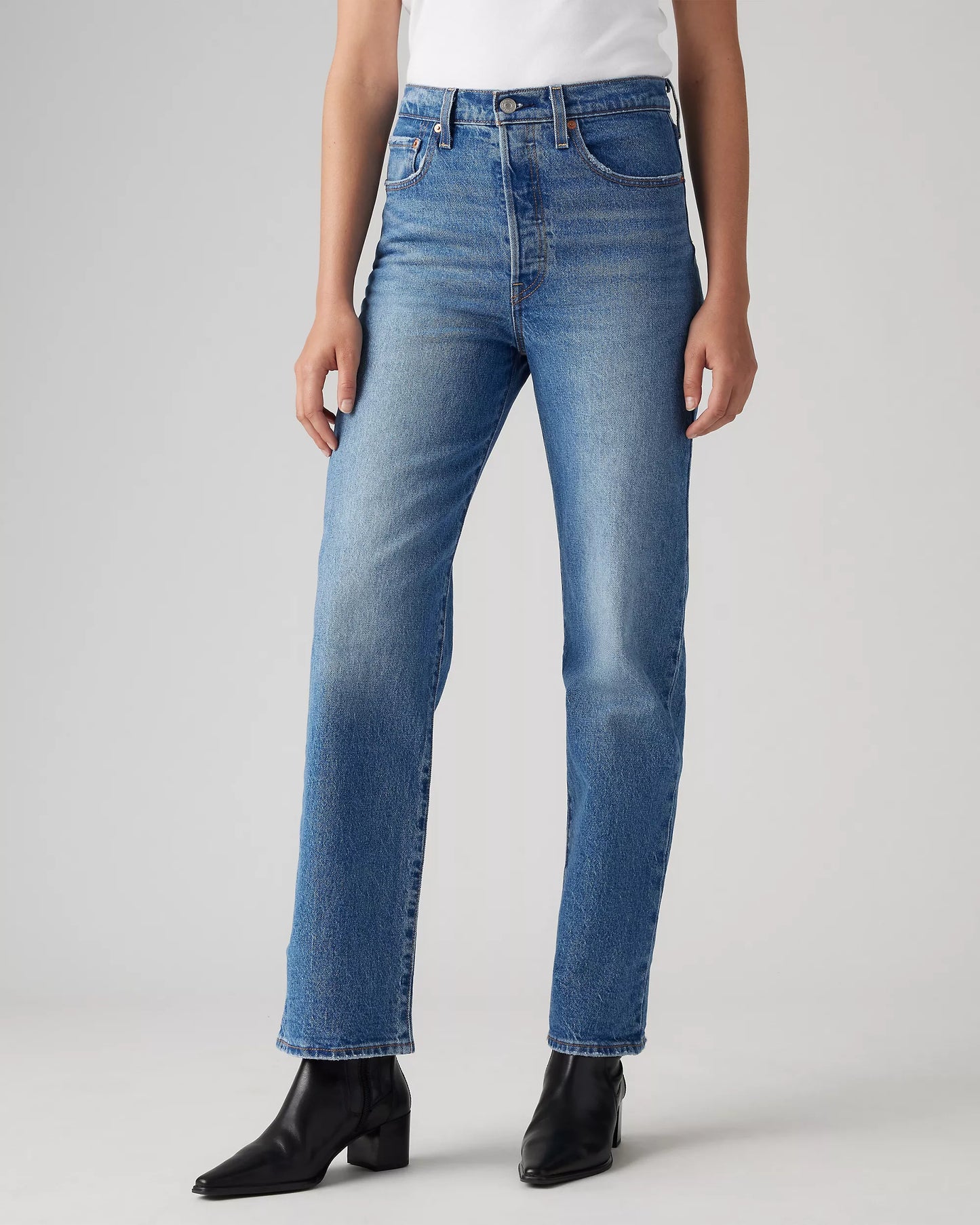 Levis Ribcage Straight Leg Jeans | 32