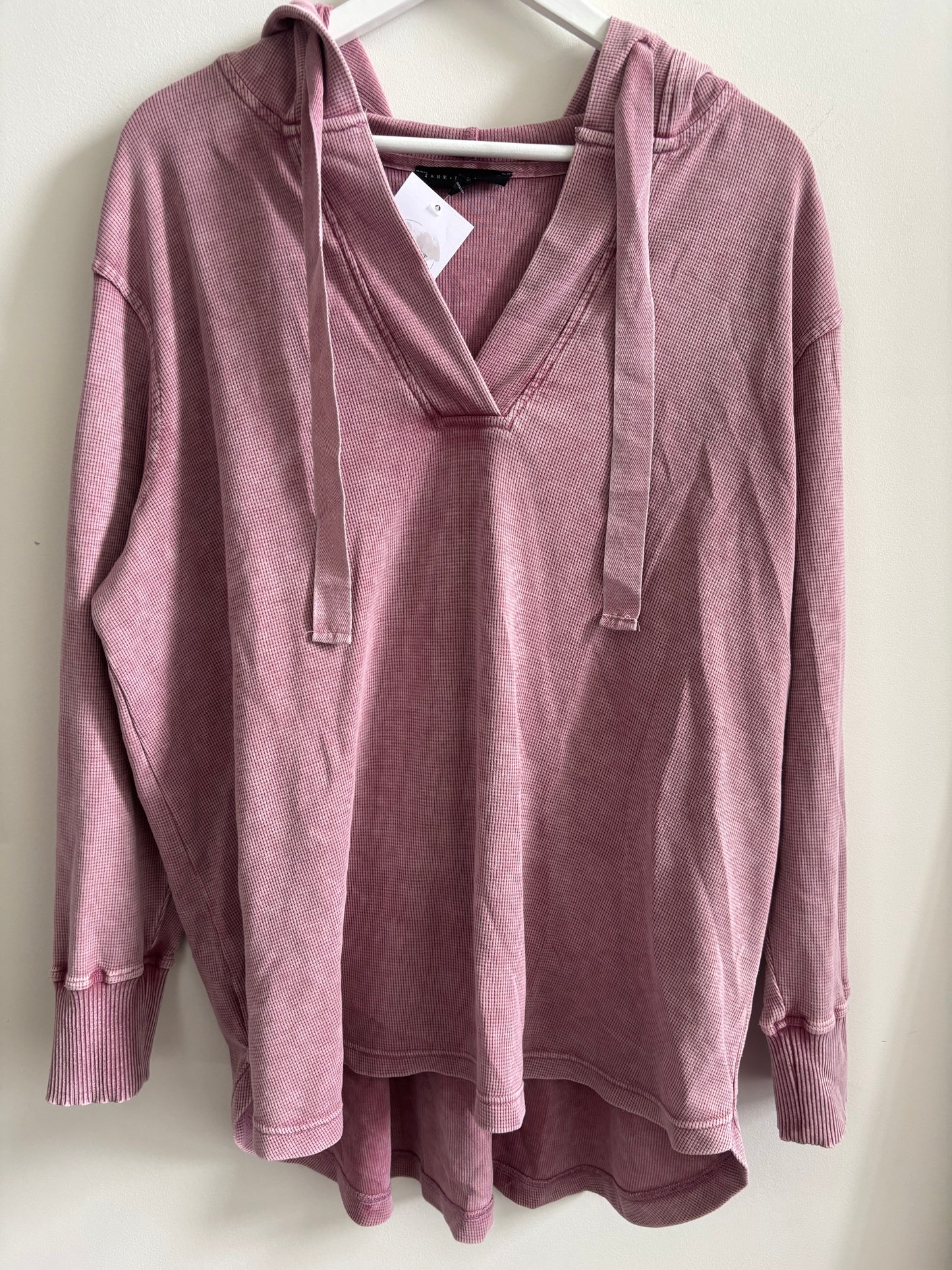 Jane & Delancey Terry Top Tunic Hoodie | XL