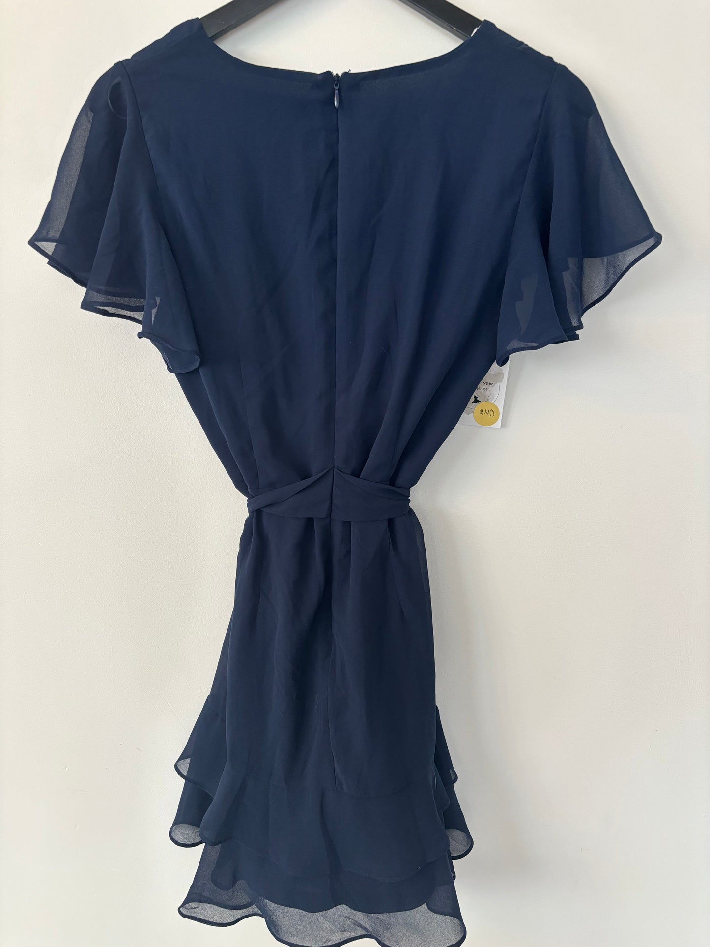 *Lulus NWT Navy Sweet Like You Ruffled Mini Dress | Medium