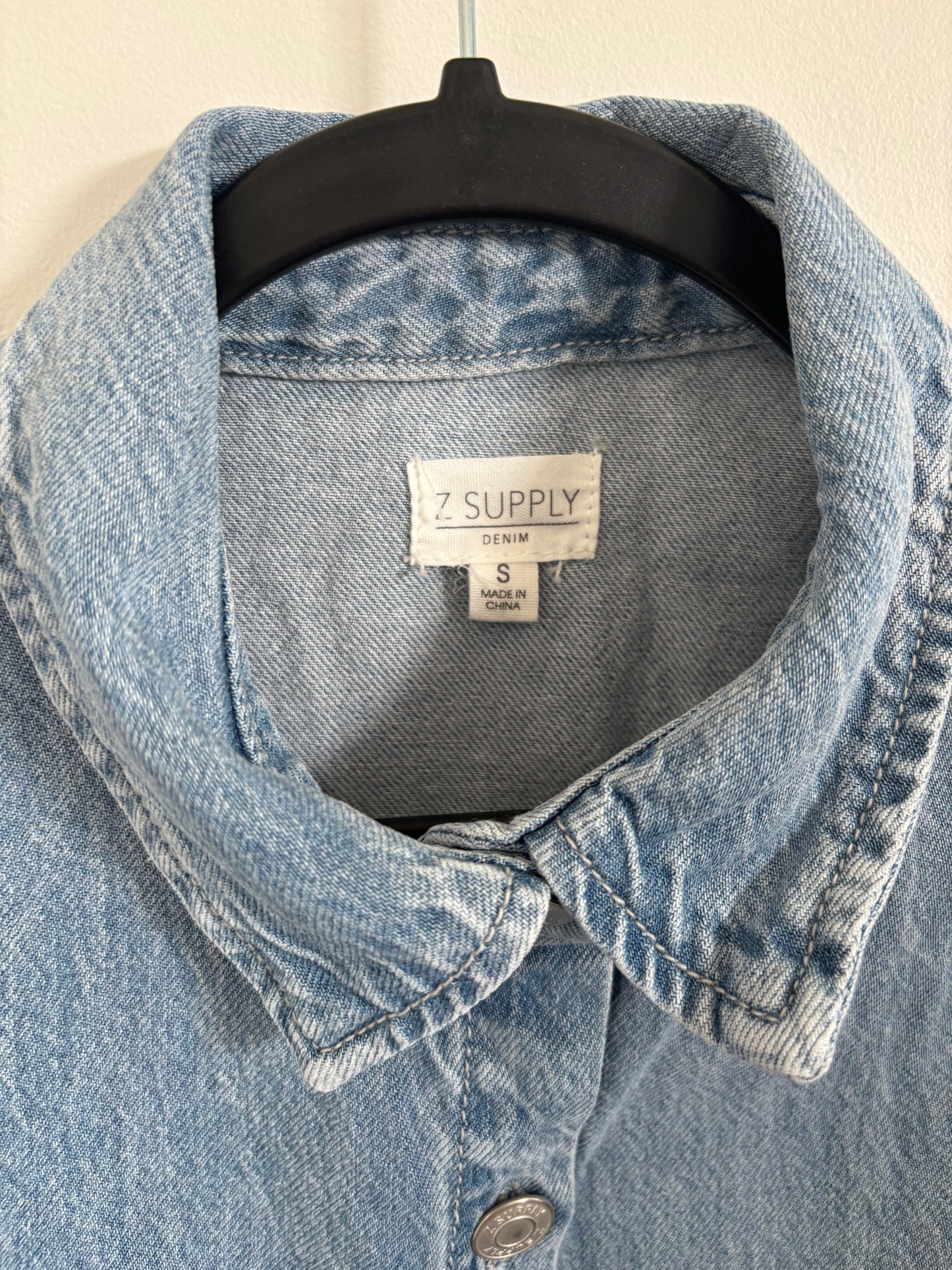 Z Supply New Day Twill Mini Dress | Small (roomy fit)