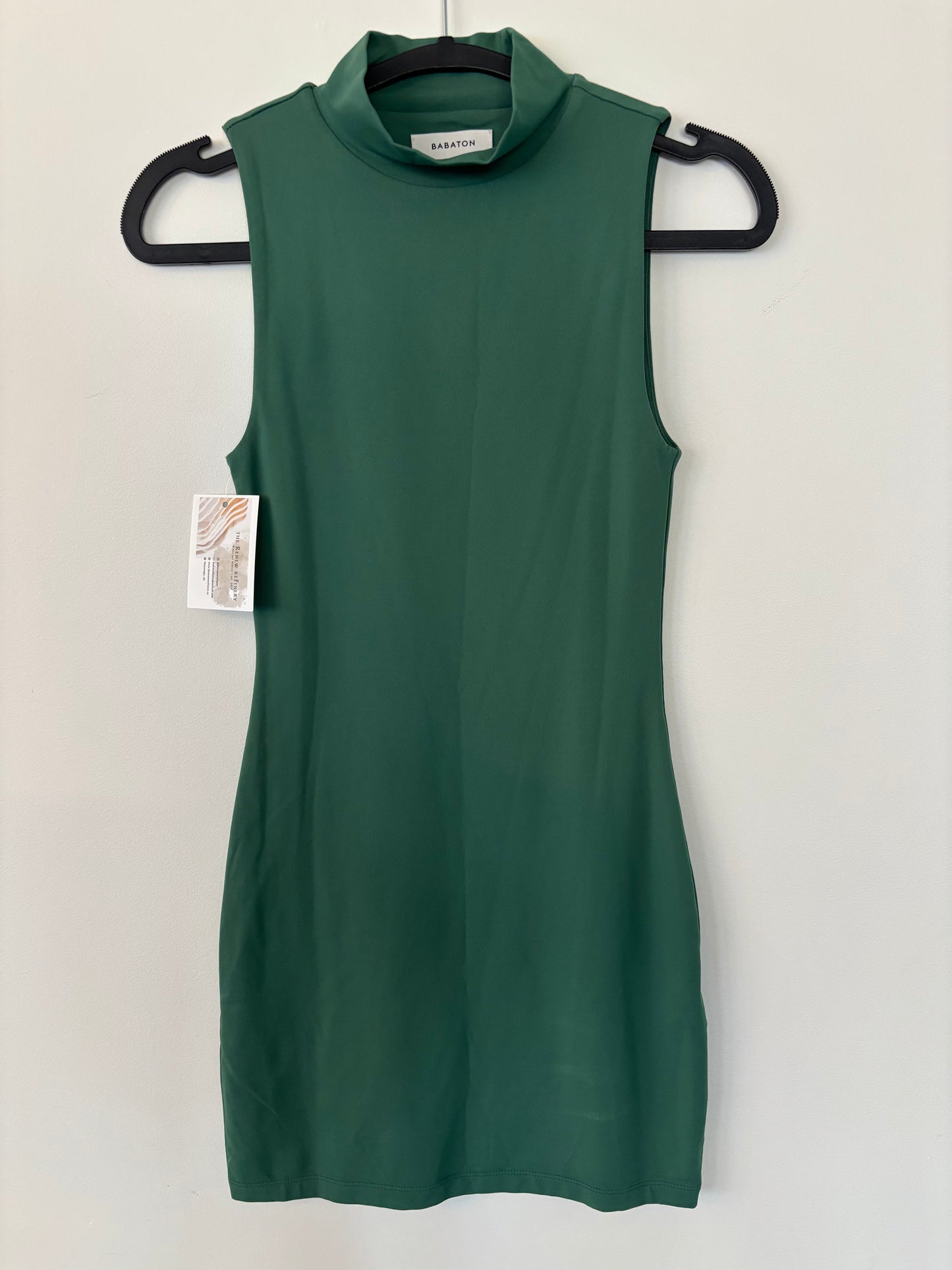 Babaton/Aritzia Green Mini Dress | XS