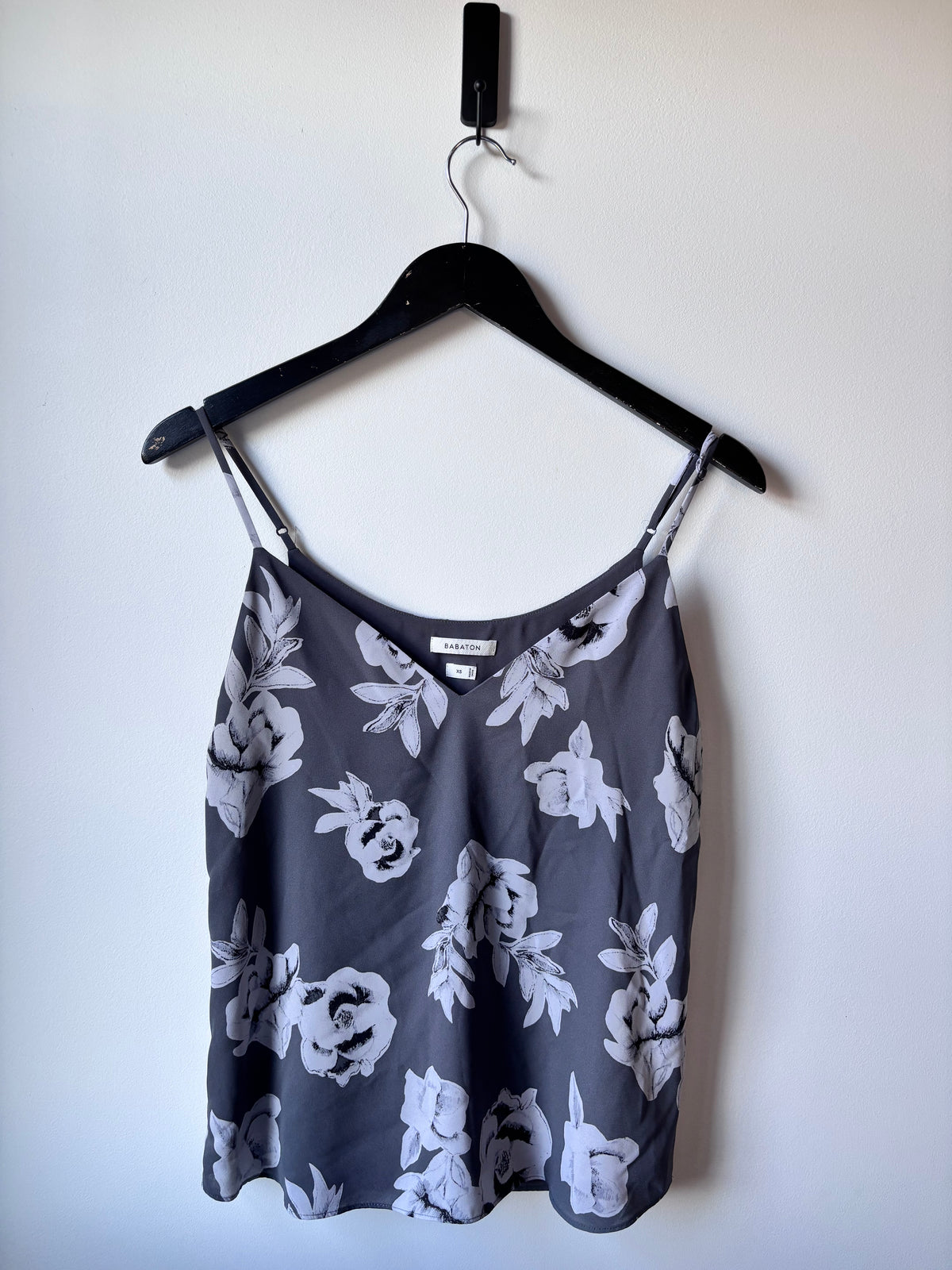 Babaton Everly Grey Floral Camisole | Sz XS