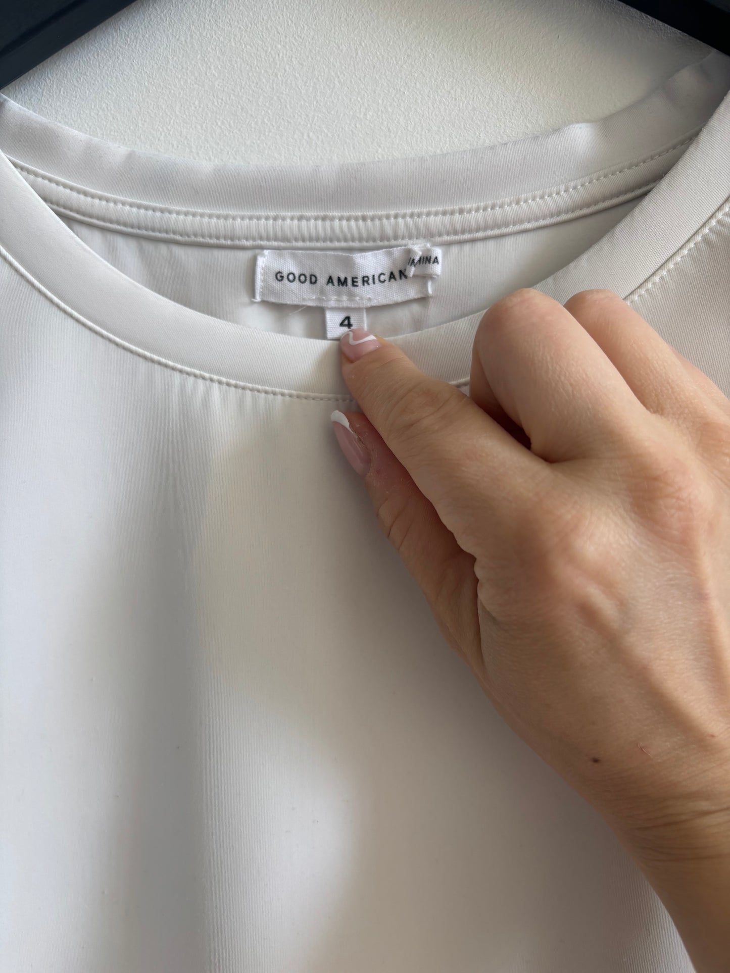 Good American Scuba Tee Bodysuit | XLarge (4)