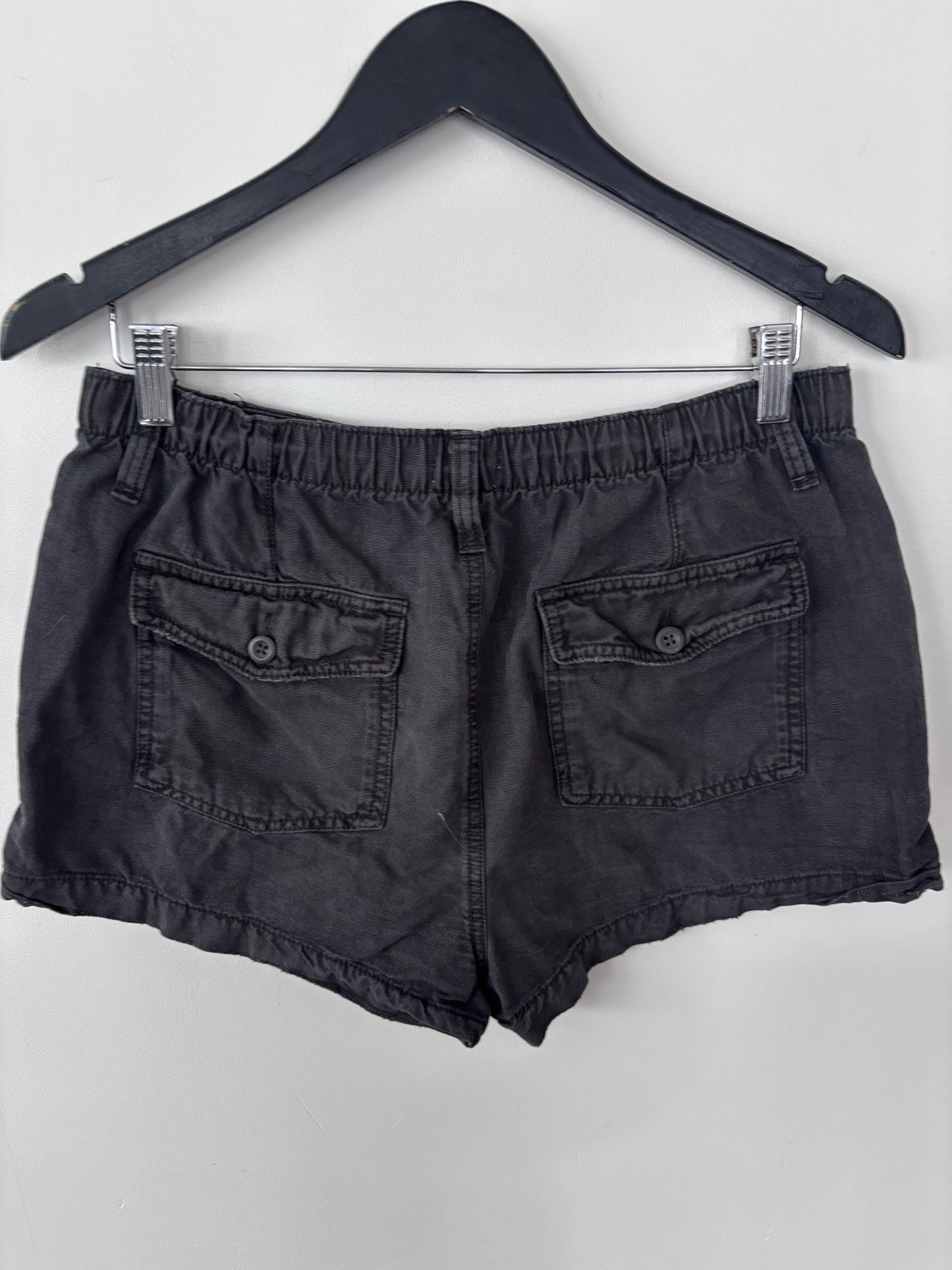 H&M Black Cotton Shorts | Sz 6
