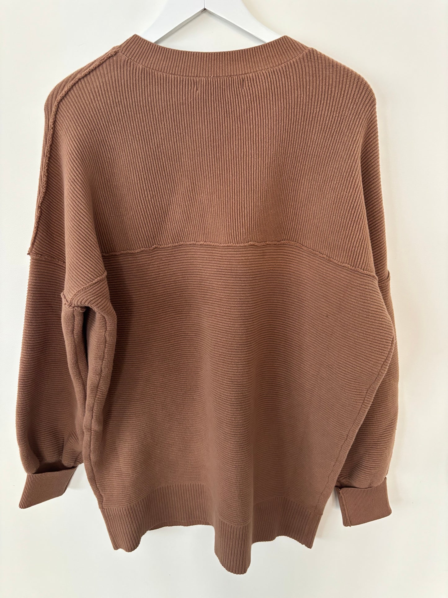 Monk & Lou Ribbed Oversized Sweater | Sz Medium (fits like a large or XL)(J24C1)