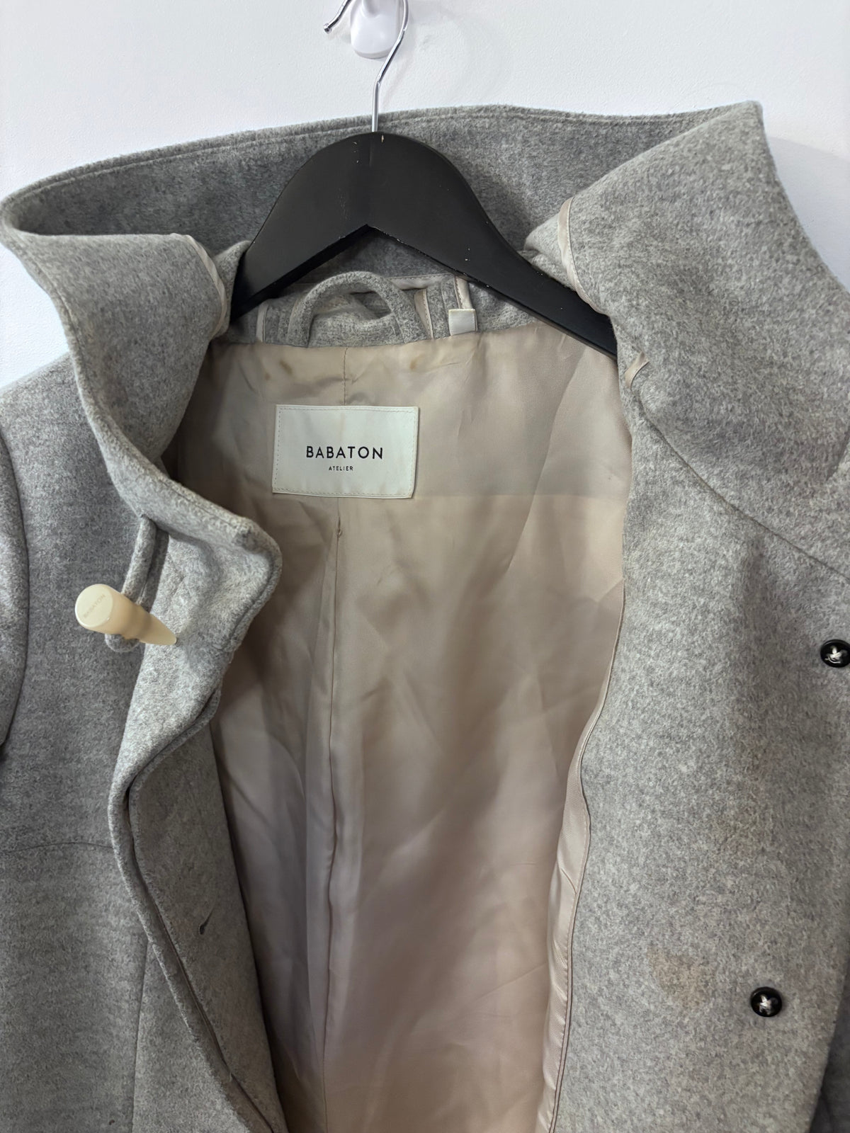 Babaton Grey Wool Jacket | Sz Medium