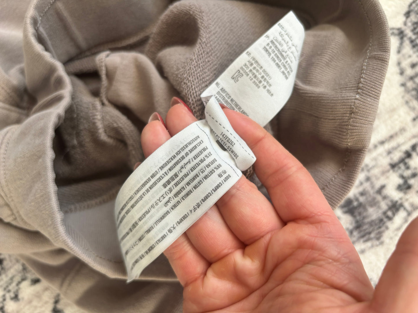 Abercrombie Taupe Cuffed Sweat Pants | Sz Small (J51L9)