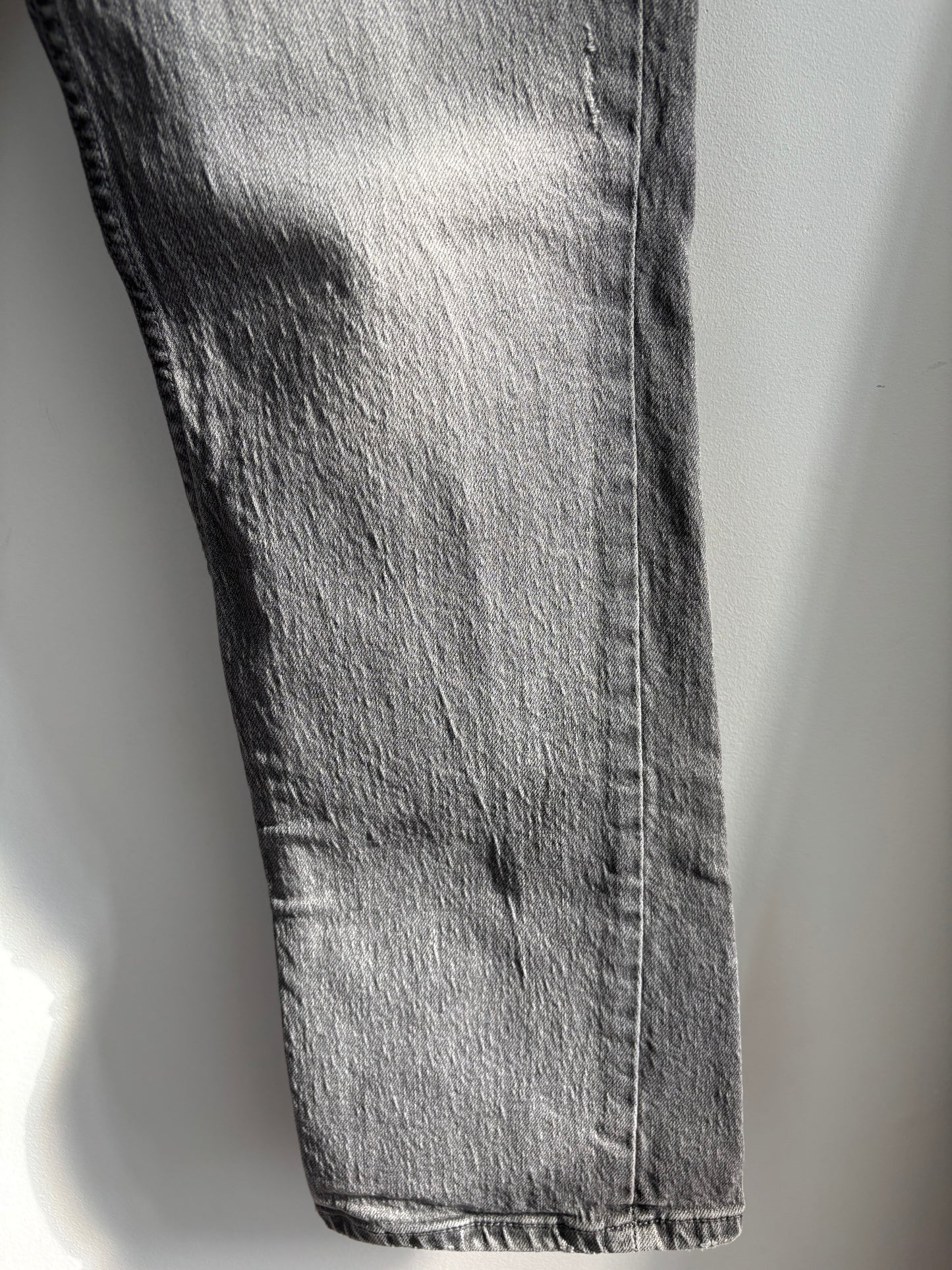 Zara Greywash Straight Leg Jeans | 6