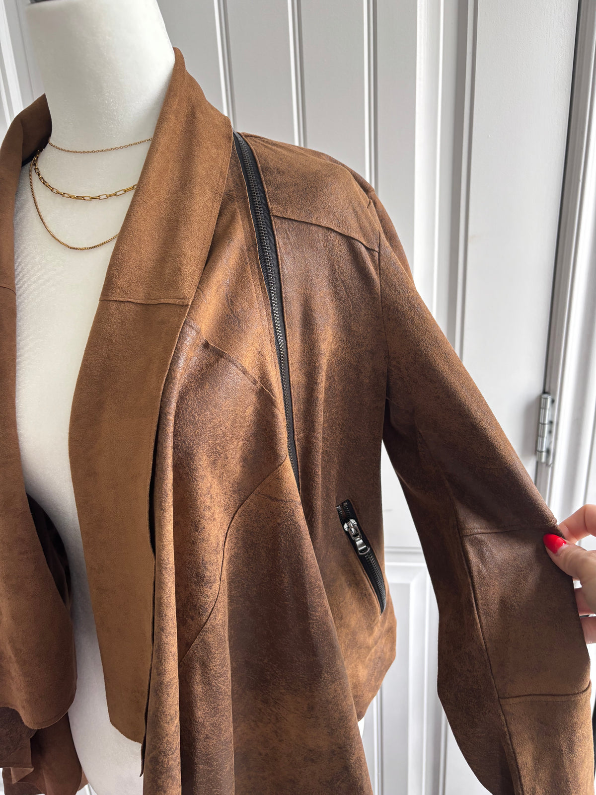 Dex Suede-like Blazer Jacket | Sz Small