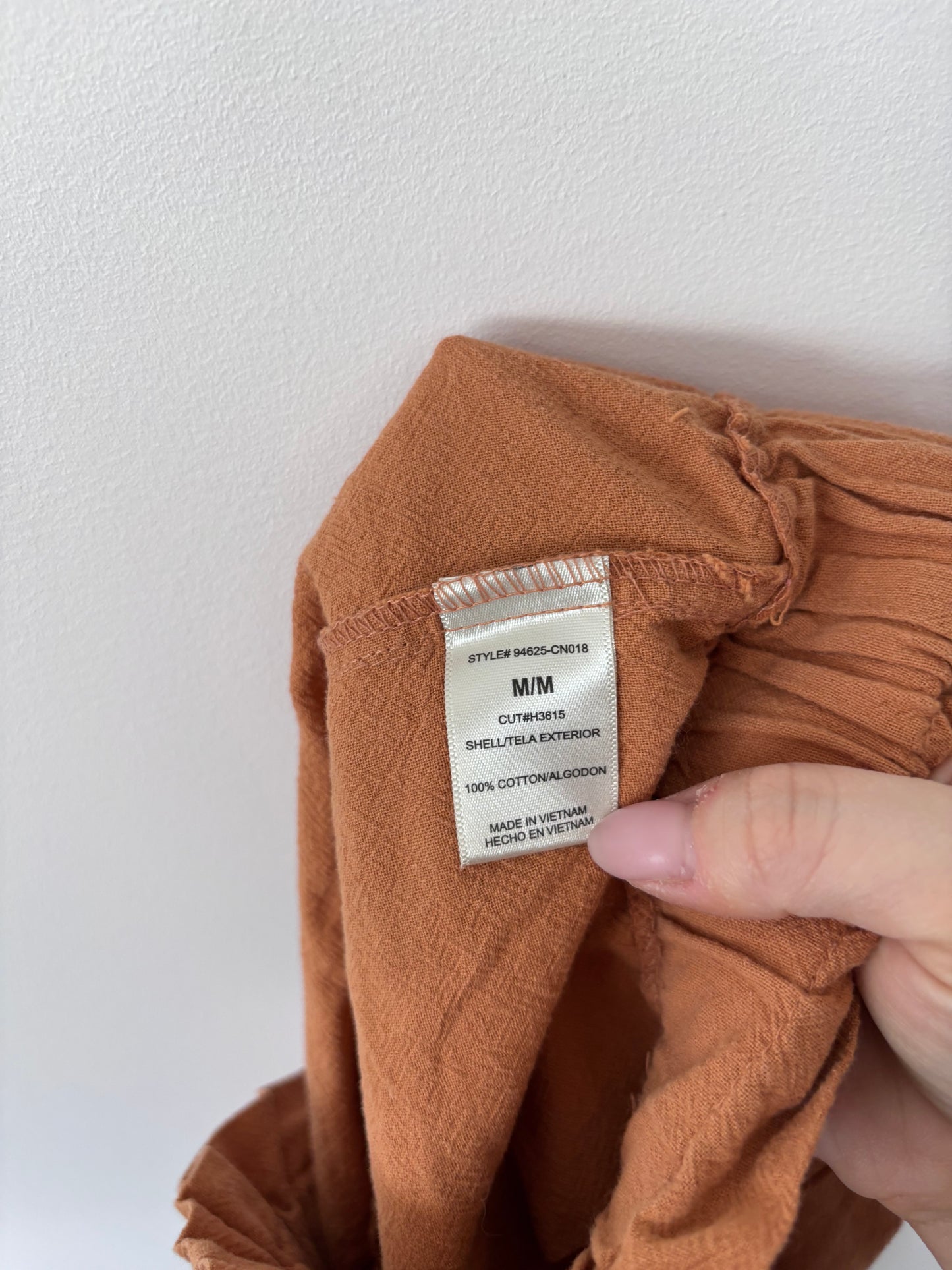 HAVE Tie Waist Cotton Shorts | Medium (fit small)