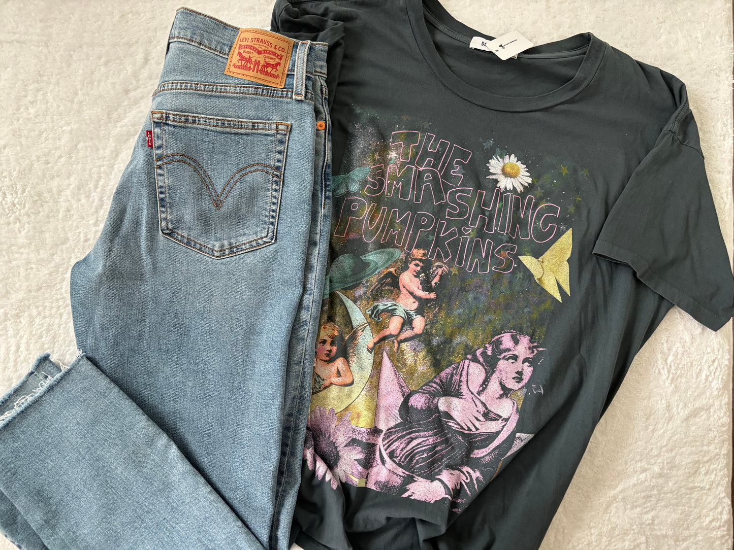 DAYDREAMER Smashing Pumpkins Infinite Sadness Merch Tee | Large (O84G1)