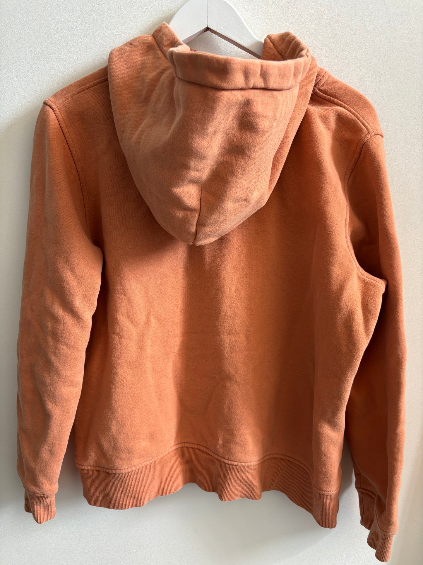 Roots Hooded Half Zip (Peach/Light Orange) | Large