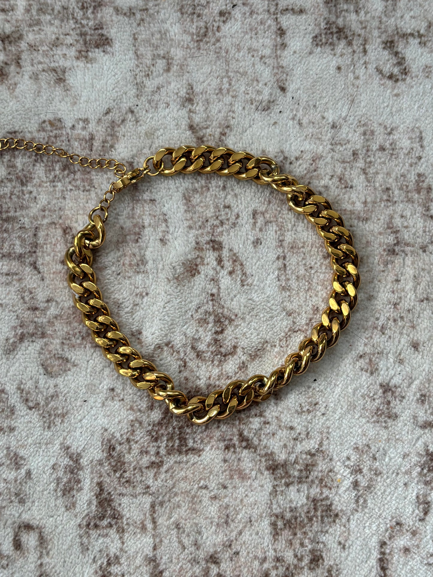 Gold Plated Stainless Steel Anklet Chain