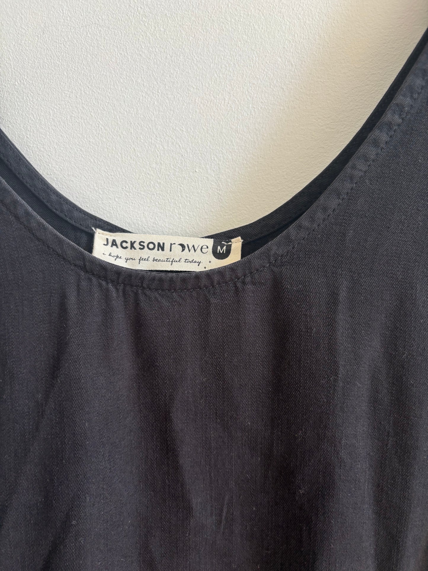 Jackson Rowe 'They Say' Black Tiered Dress | Medium