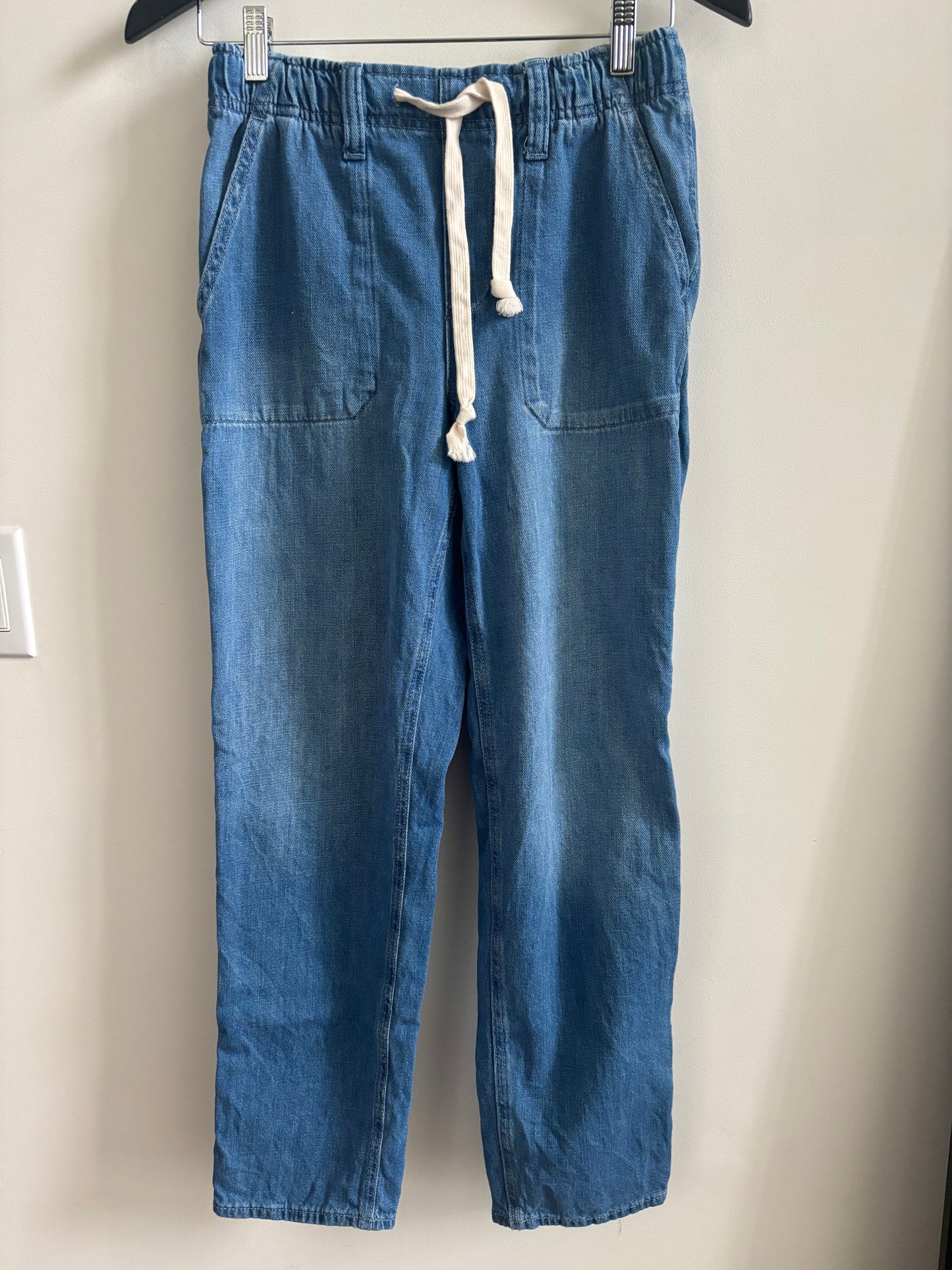 Gap Mid Rise Denim Utility Jeans | XS (relaxed fit)